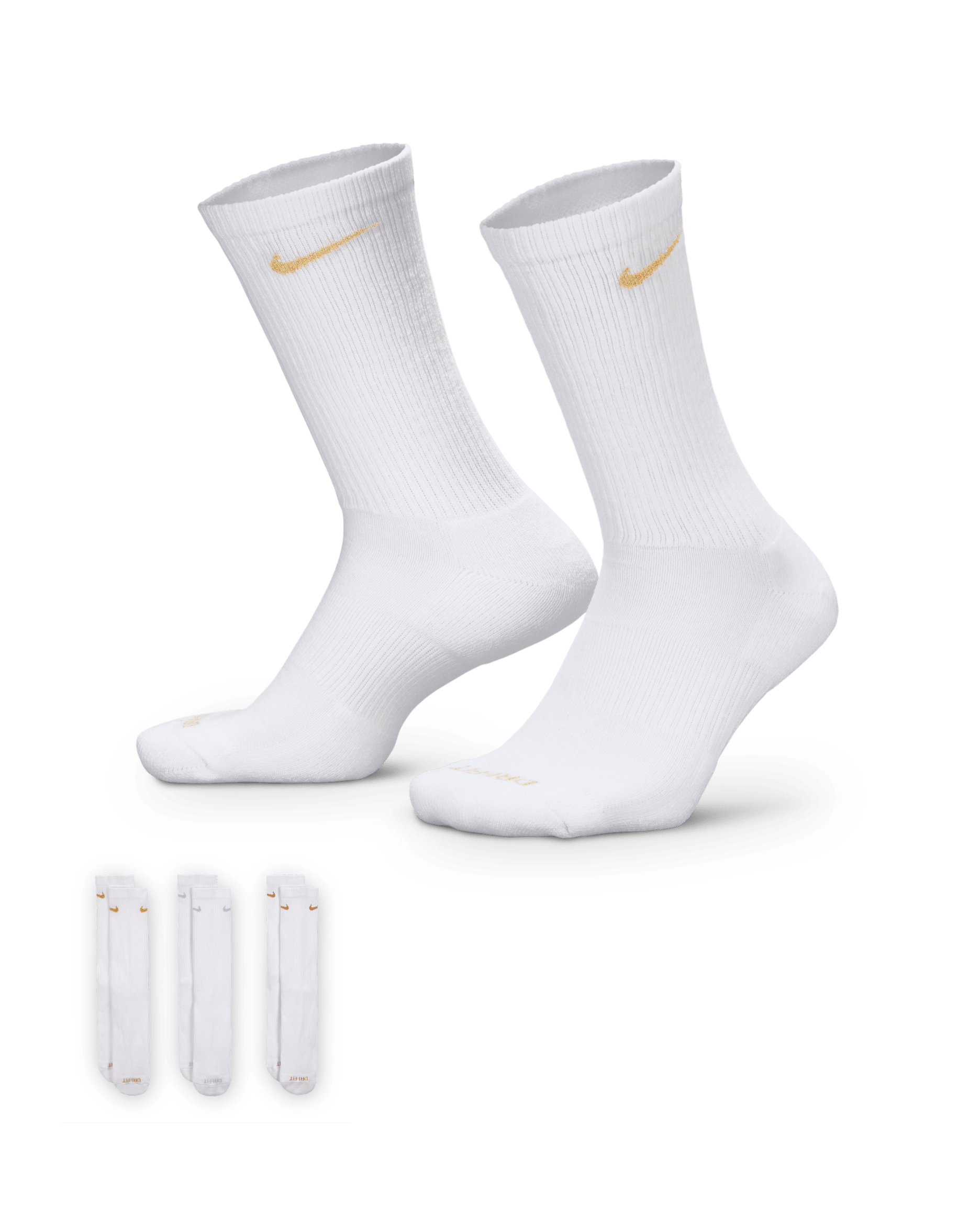 Nike Everyday Plus Cushioned Training Crew Socks (3 Pairs) - Multi-Colour