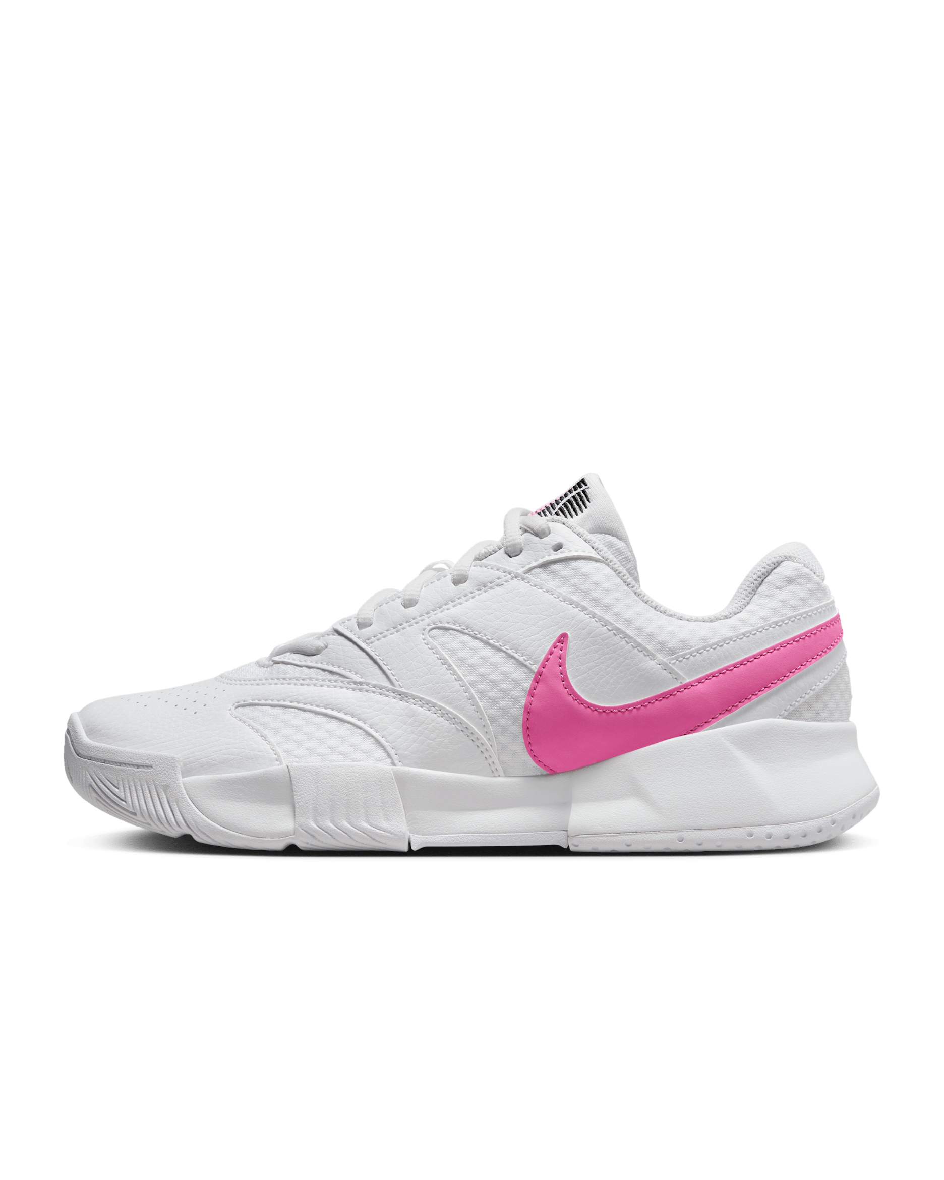 NikeCourt Lite 4 Women's Tennis Shoes - White/Black/Playful Pink