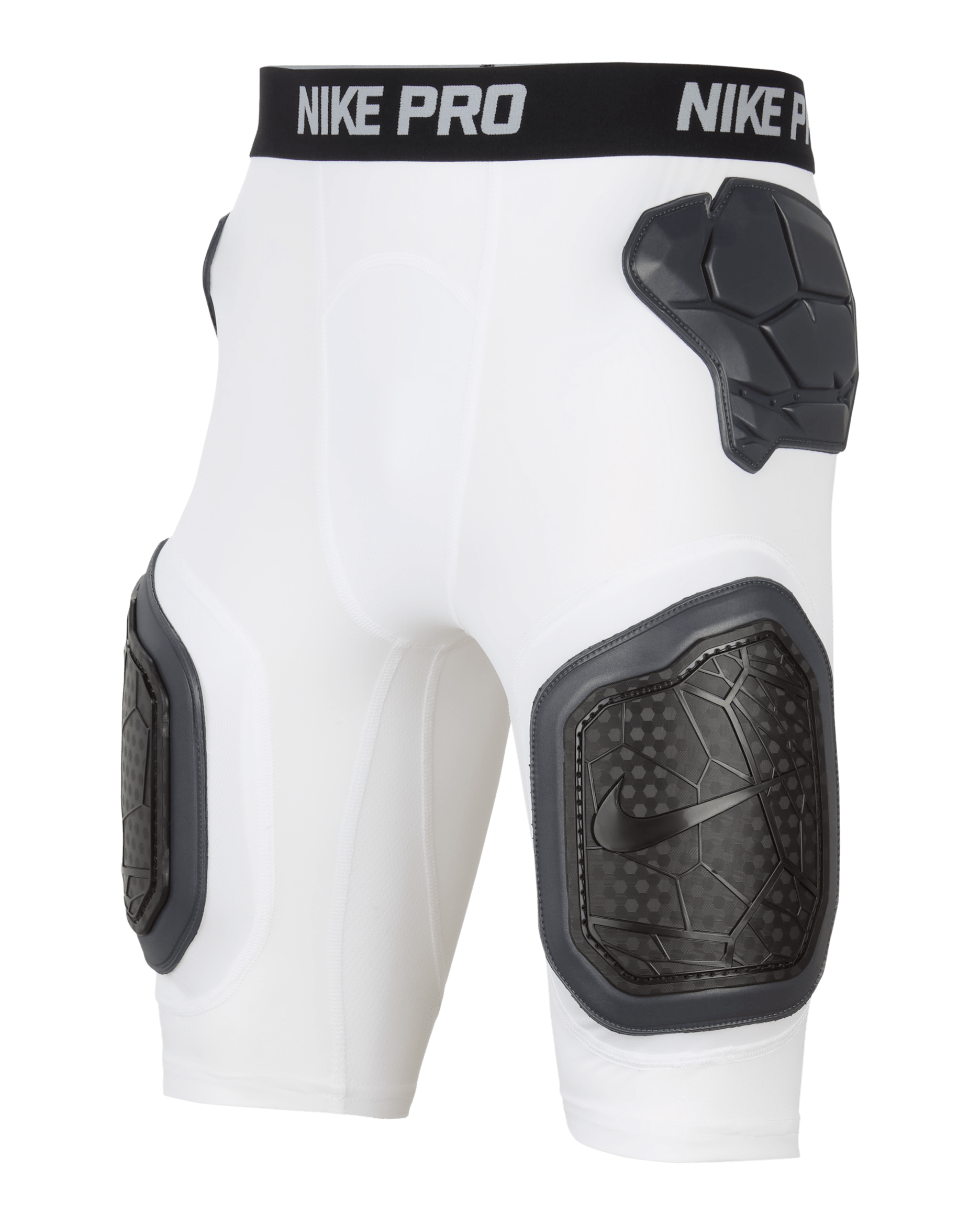 Shorts de fútbol americano HyperStrong para niños talla grande Nike Pro - Blanco