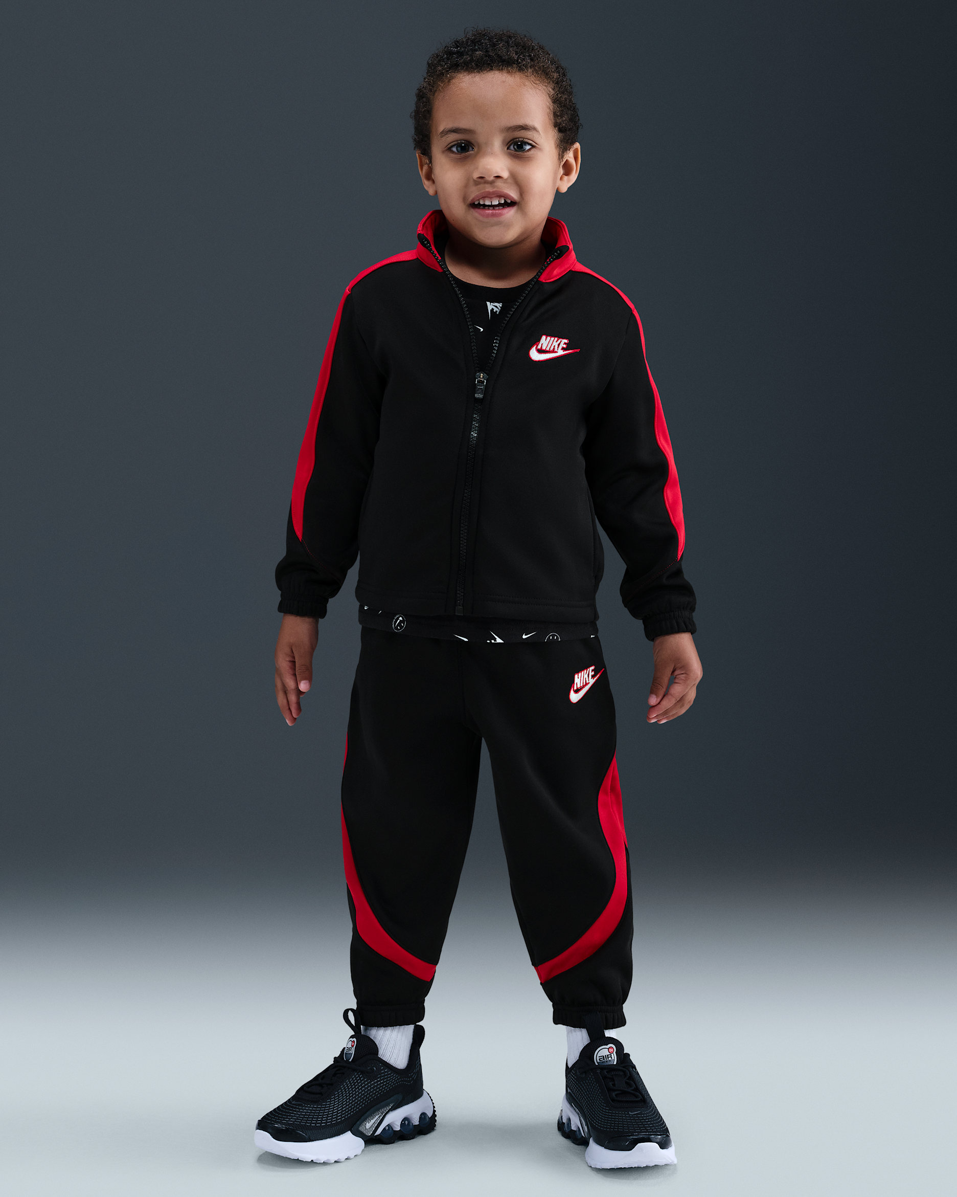Nike Toddler 2-Piece Propus Colorblocked Set - Black