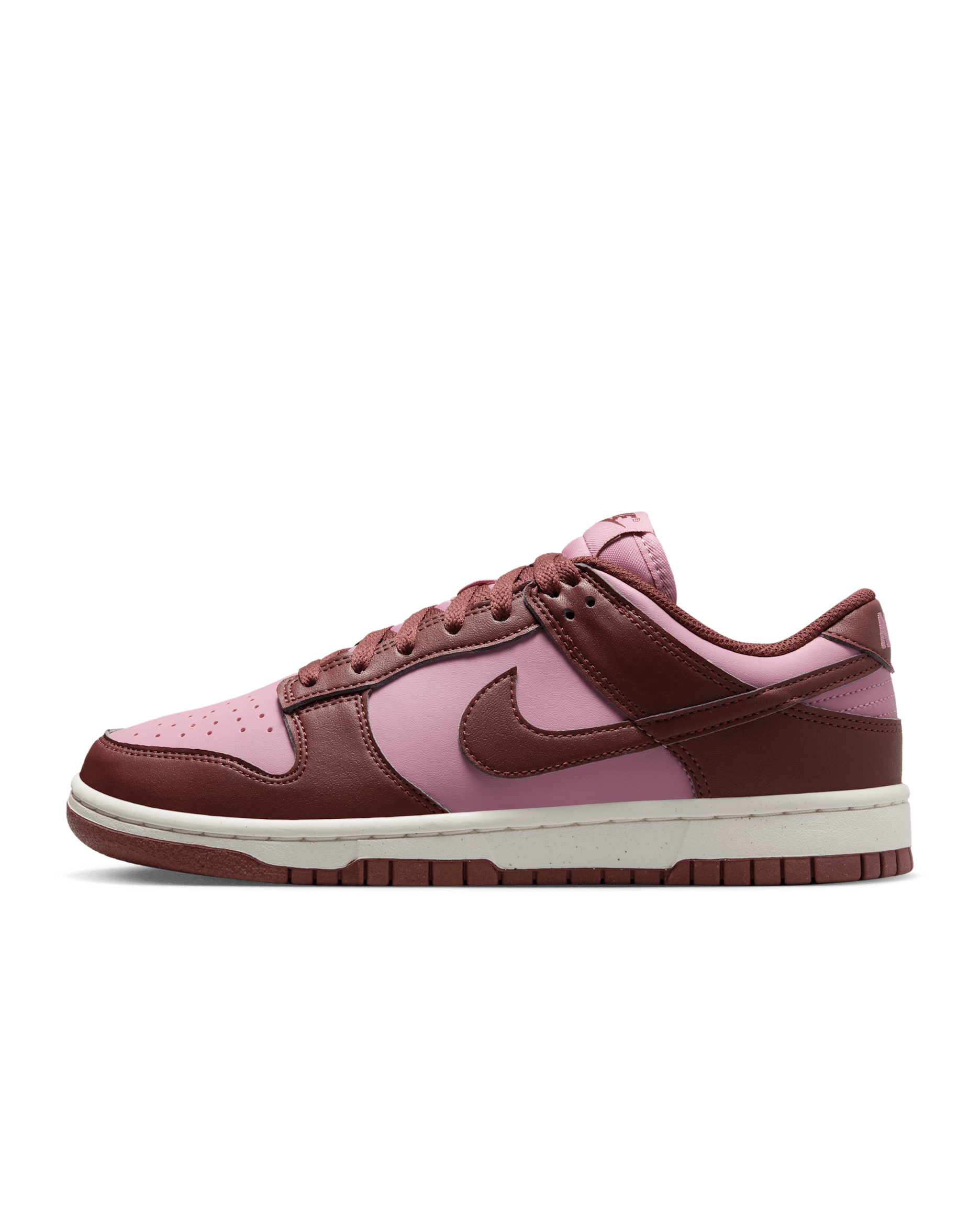 Nike Dunk Low Next Nature Women's Shoes - White/Dark Pony/Sail/Elemental Pink
