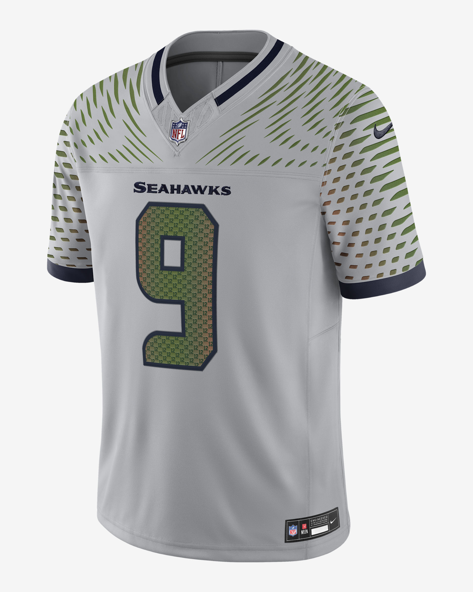 Kenneth Walker III Seattle Seahawks Rivalries Collection Men's Nike Dri-FIT NFL Limited Jersey - Grey