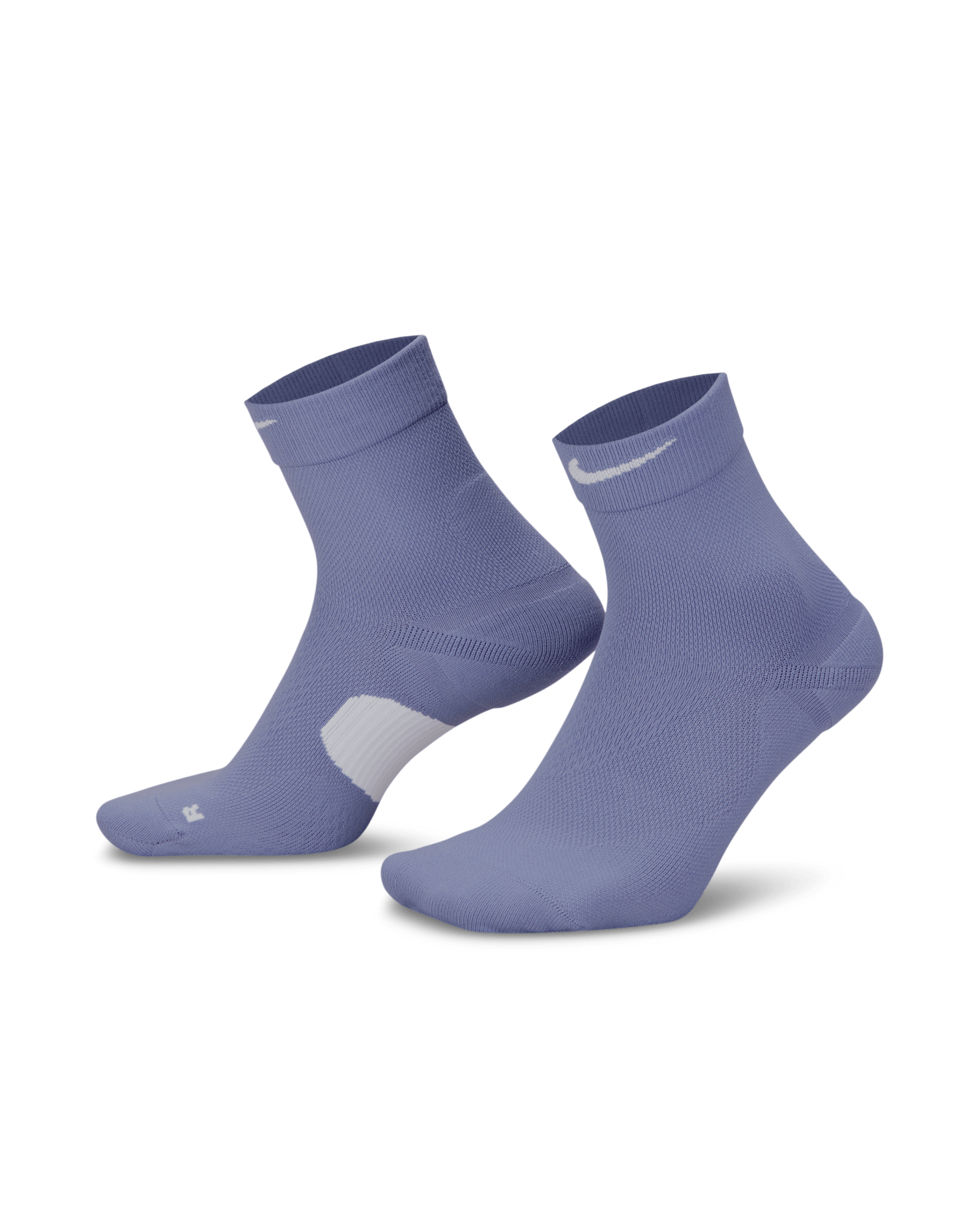 Nike Running Midweight Micro Crew Socks (1 Pair) - World Indigo/White