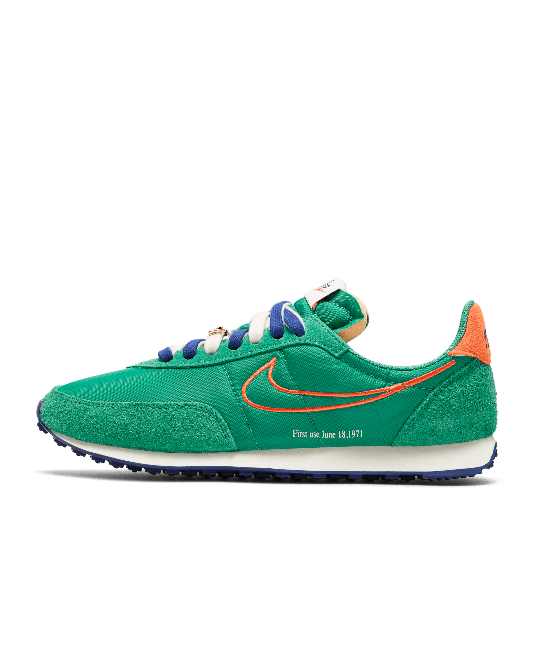 Nike Waffle Trainer 2 Herrenschuh - Green Noise/Sail/Deep Royal Blue/Orange