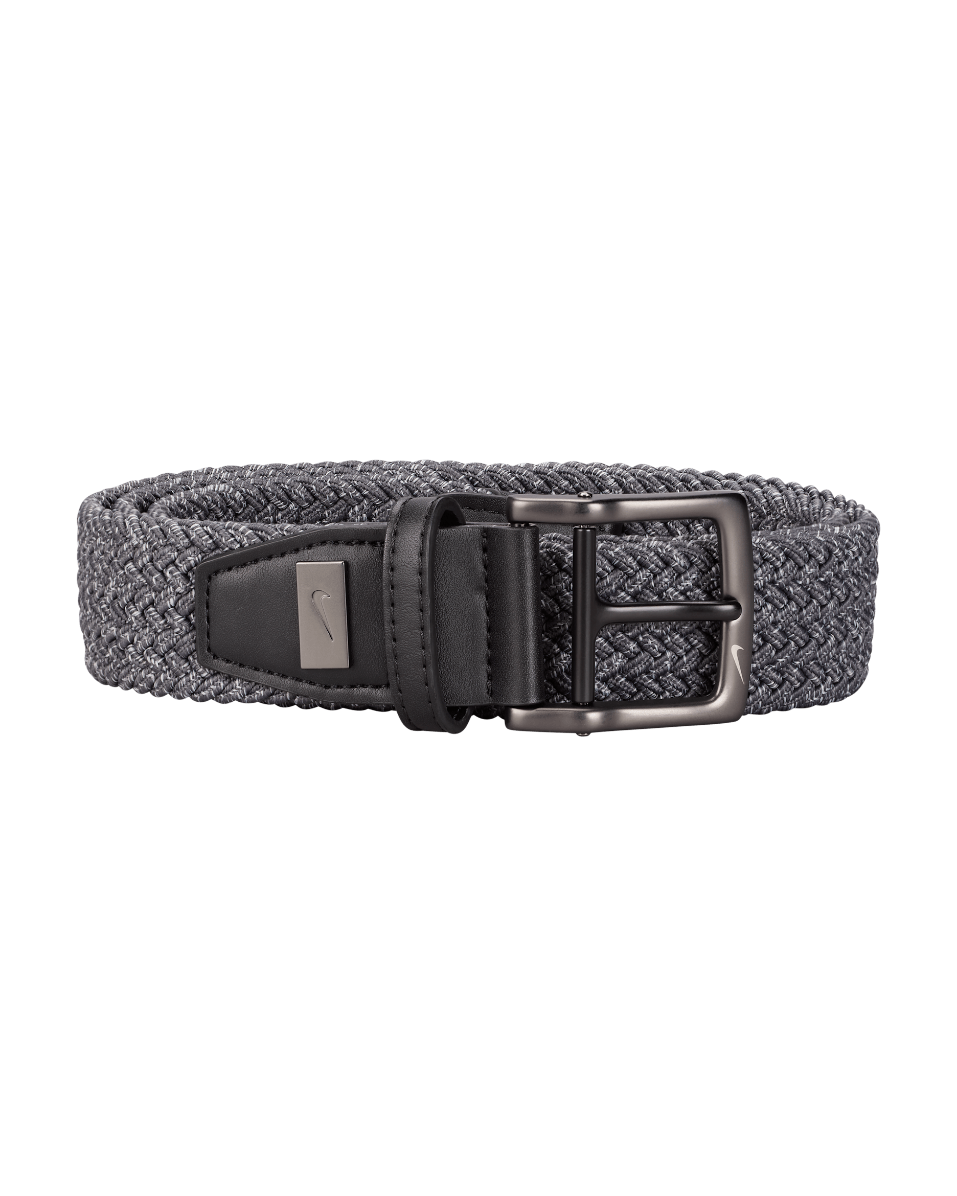 Cinturón de tejido Woven elástico jaspeado para hombre Nike - Gris oscuro