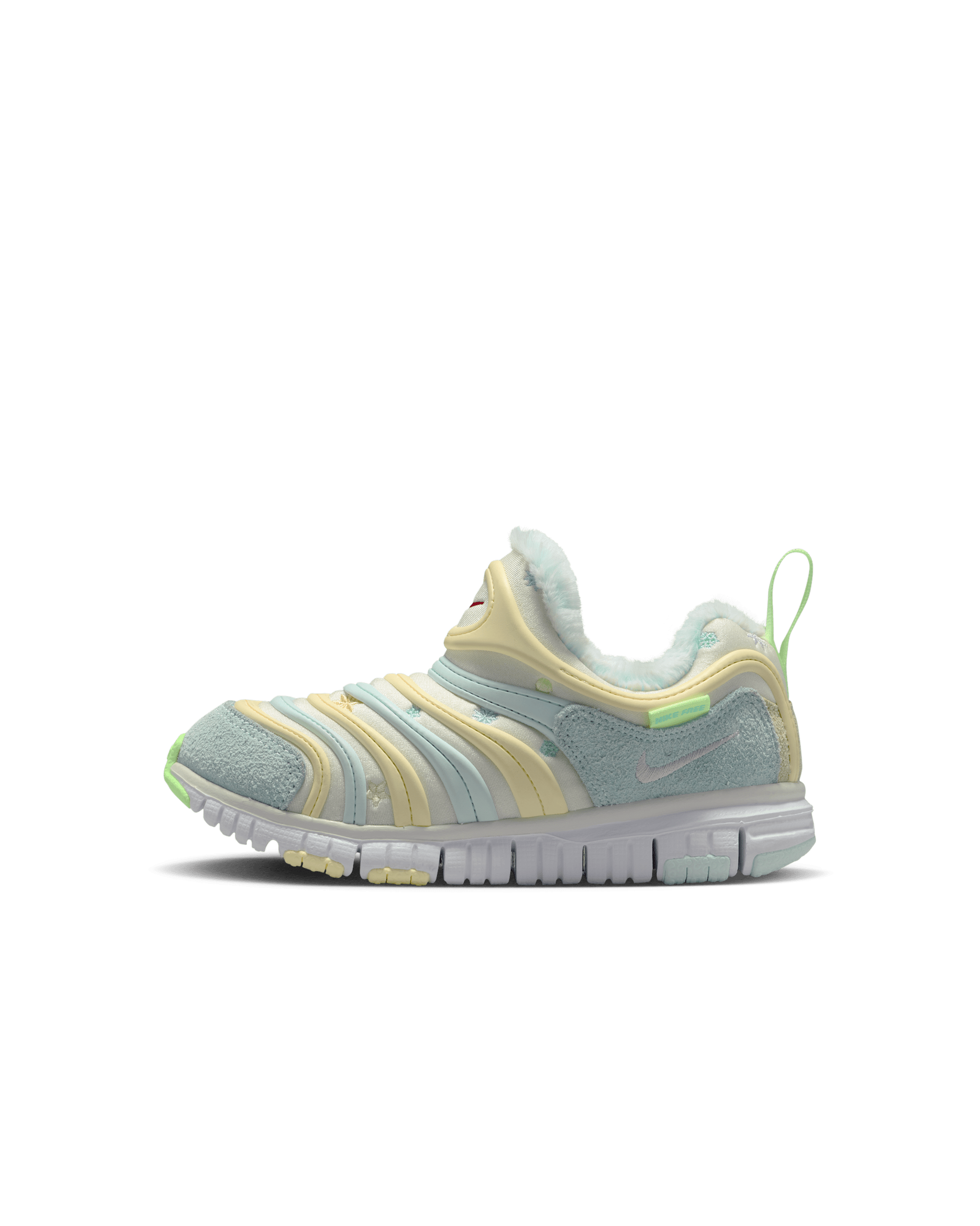 Nike Dynamo Free Younger Kids' Shoes - Sail/White/Glacier Blue/Metallic Silver