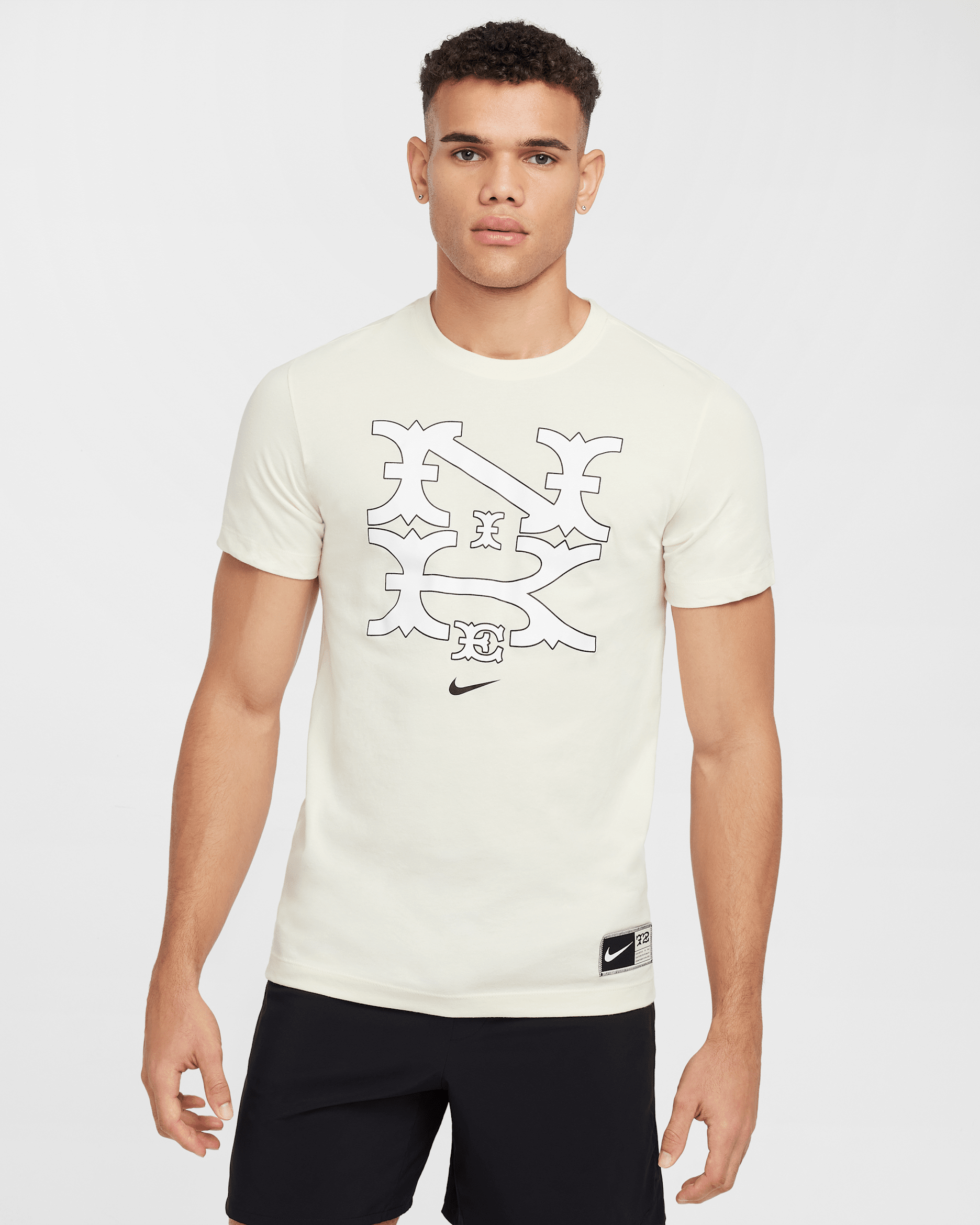 Nike Men's Dri-FIT Baseball T-Shirt - Coconut Milk