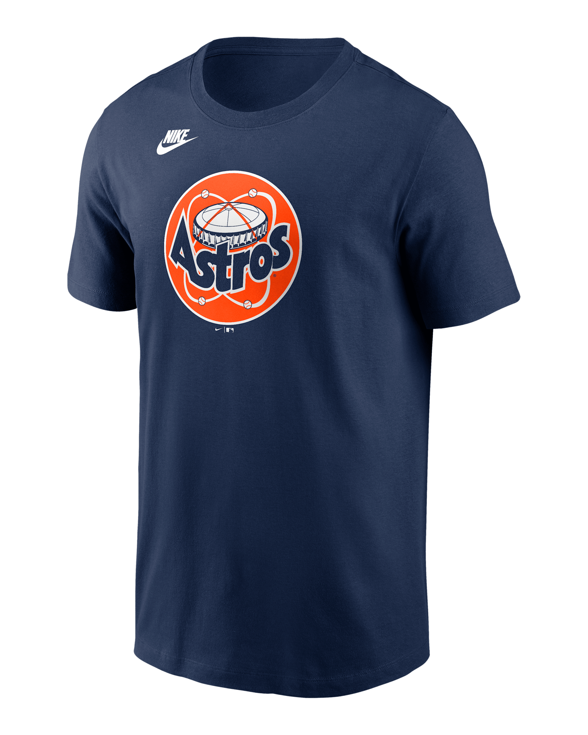 Houston Astros Cooperstown Team Logo Men's Nike MLB T-Shirt - Navy