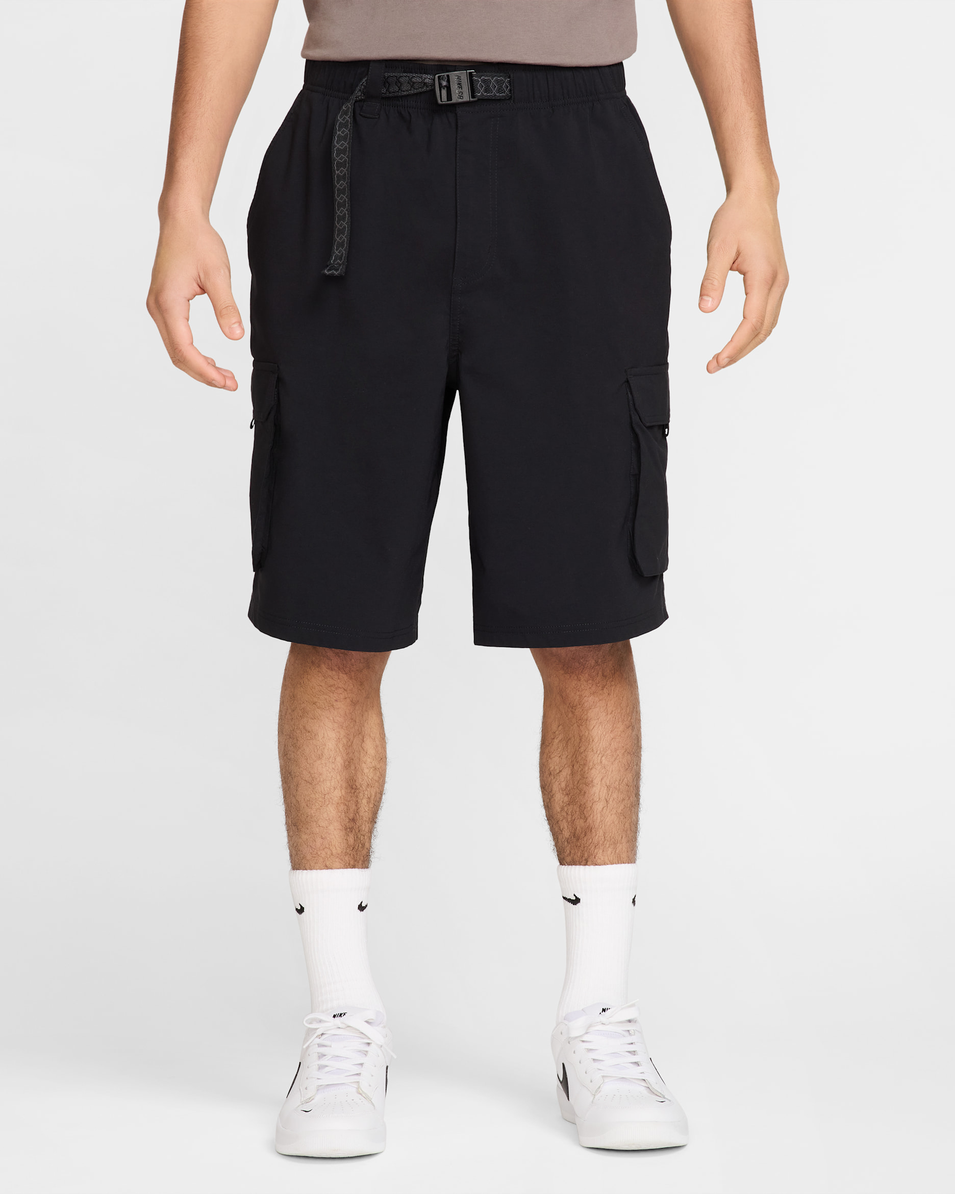 Nike SB Dri-FIT Kearny Cargo Skate Shorts - Black/White