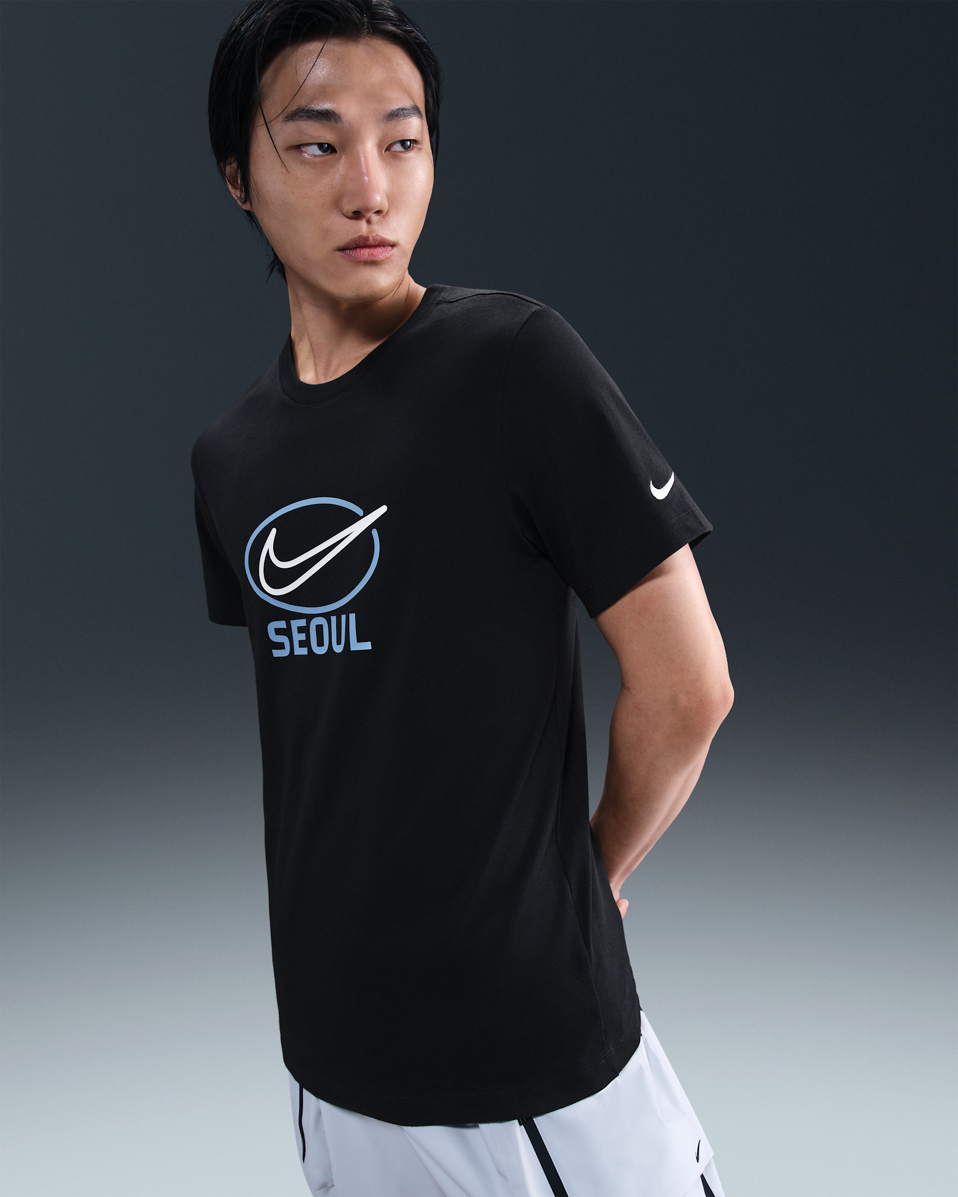 나이키 스포츠웨어 남성 티셔츠 - 블랙/블랙