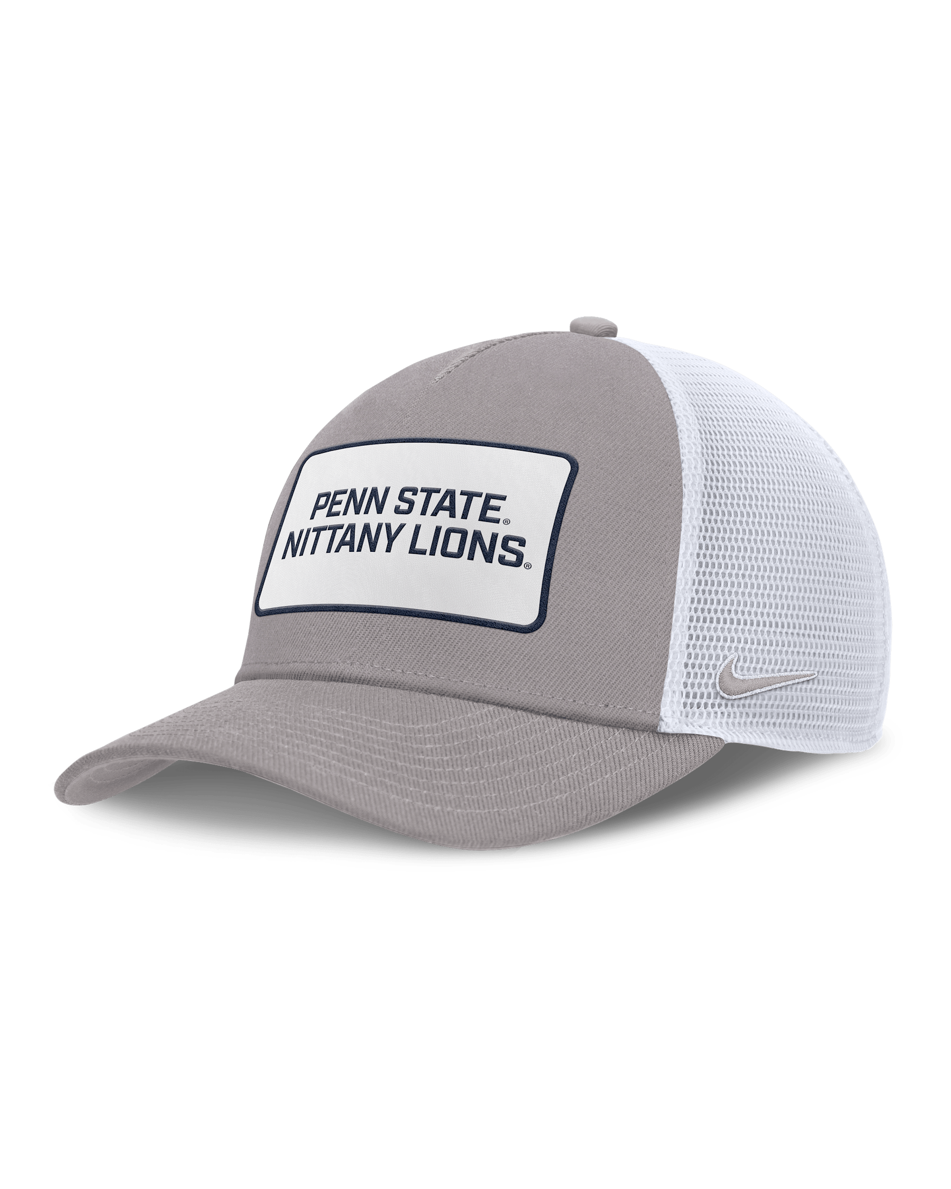 Penn State On-Field Rise Men's Nike Nike College Trucker Adjustable Hat - Grey
