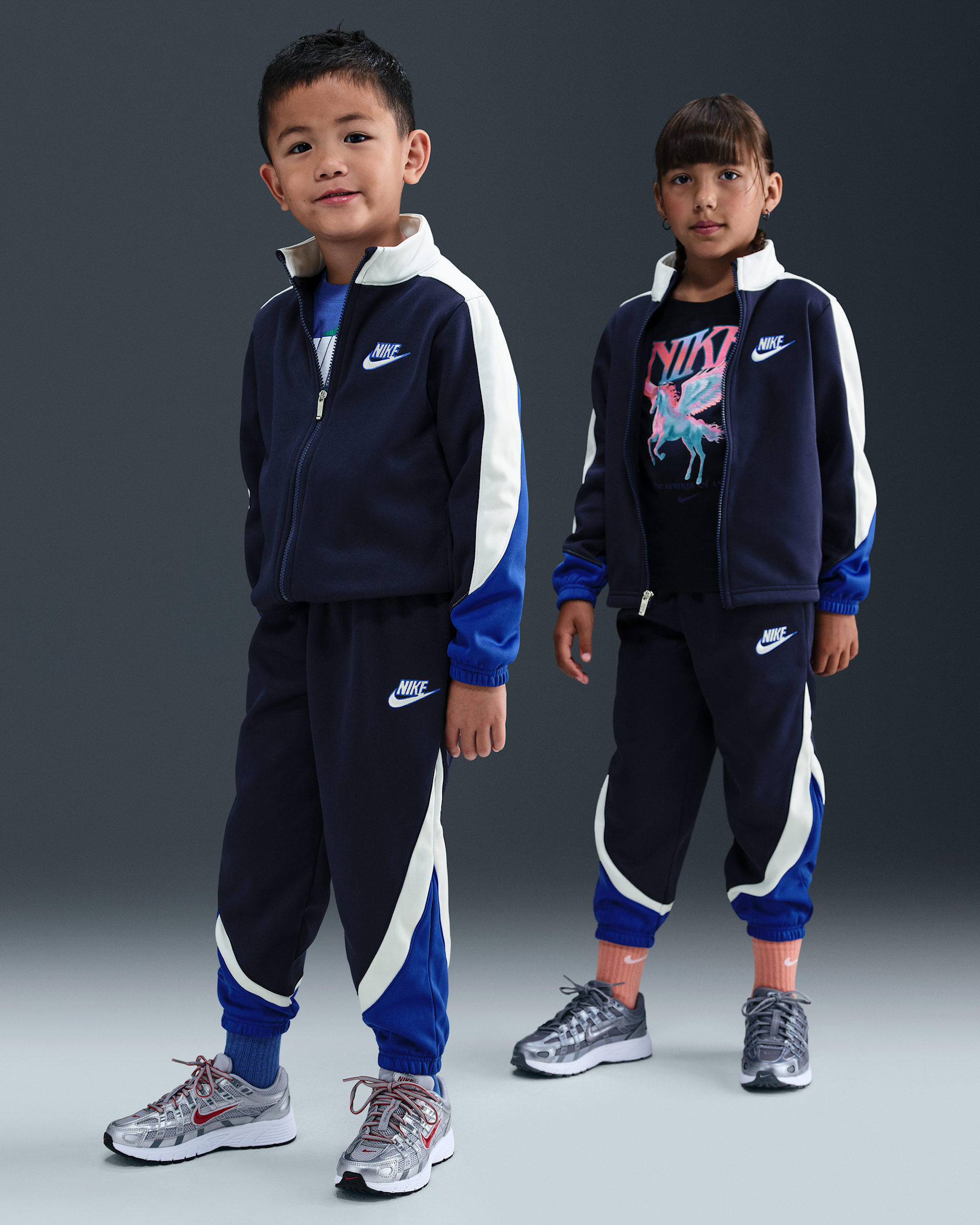 Nike Little Kids' 2-Piece Propus Colorblocked Set - Midnight Navy