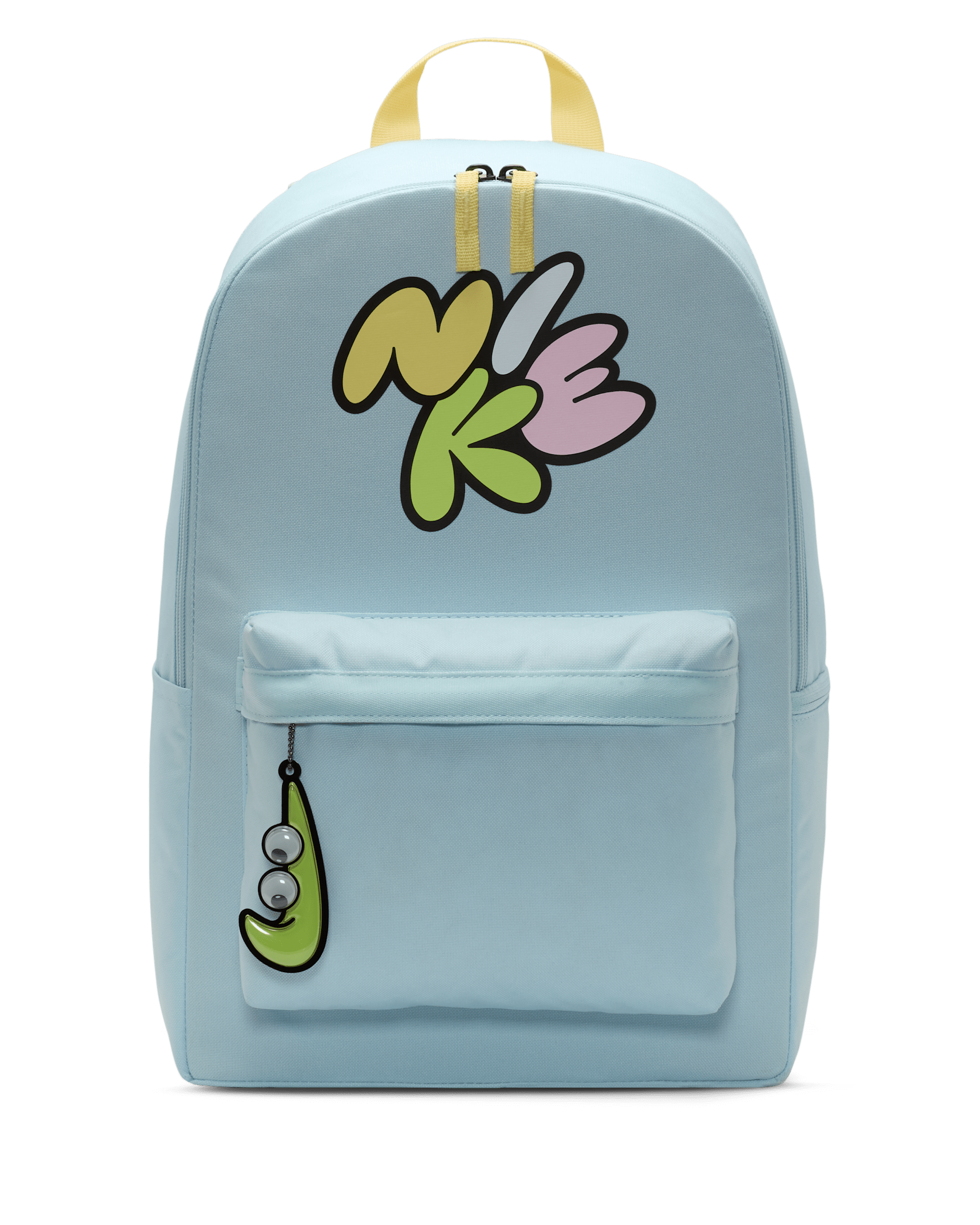 Nike Heritage Older Kids' Backpack (25L) - Glacier Blue/Soft Yellow/Light Lemon Twist