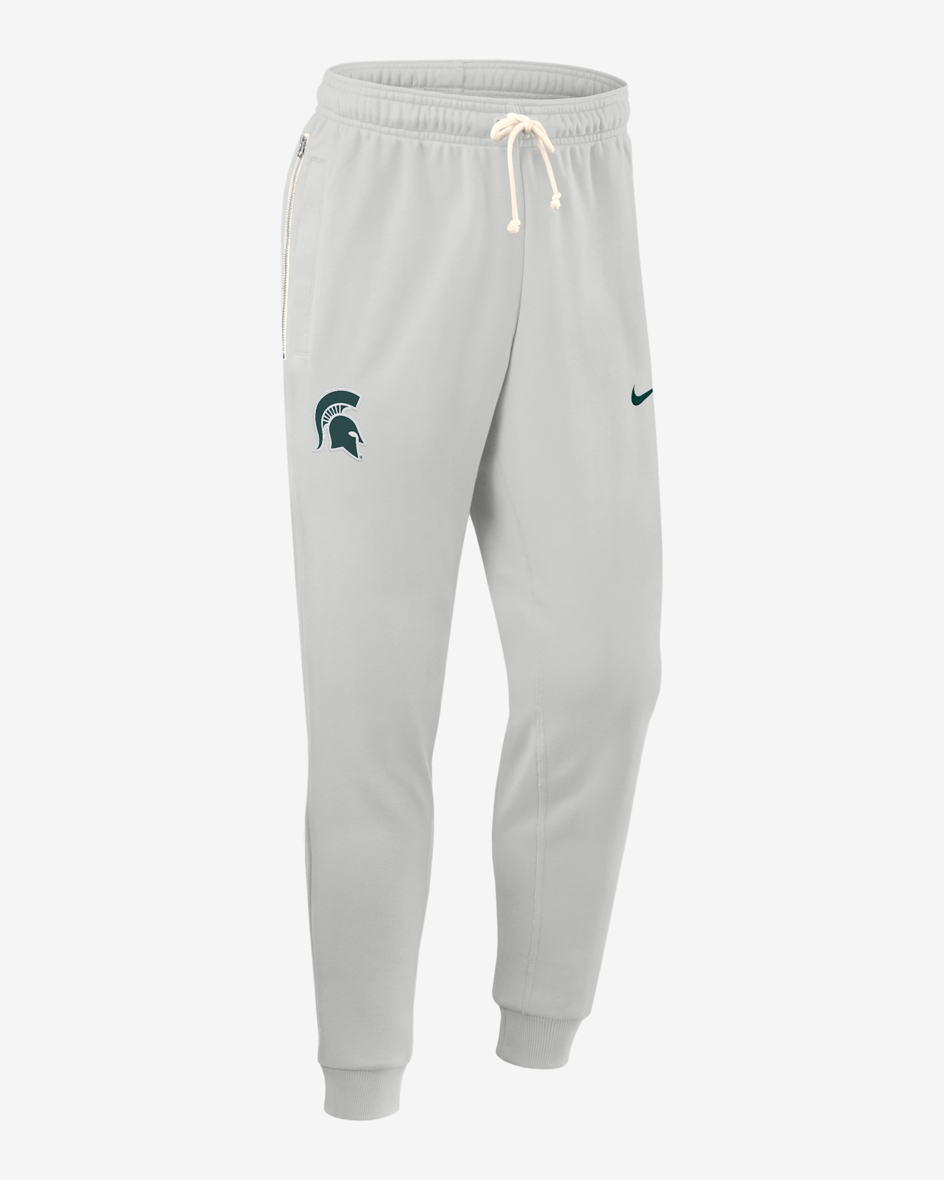 Michigan State Sideline Men's Nike Dri-FIT College Taper Pants - Grey