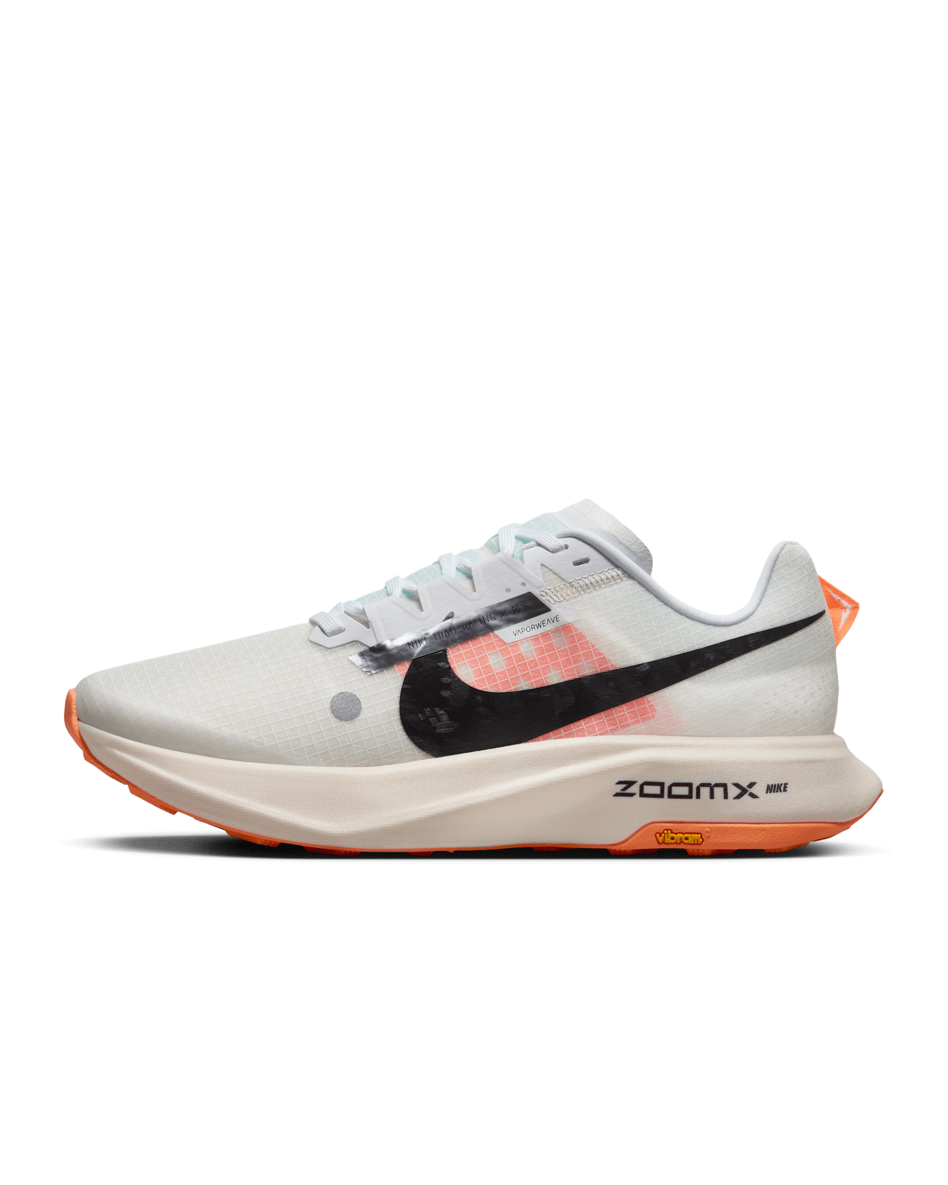 Nike Ultrafly Men's Trail-Racing Shoes - White/Total Orange/Pale Ivory/Black