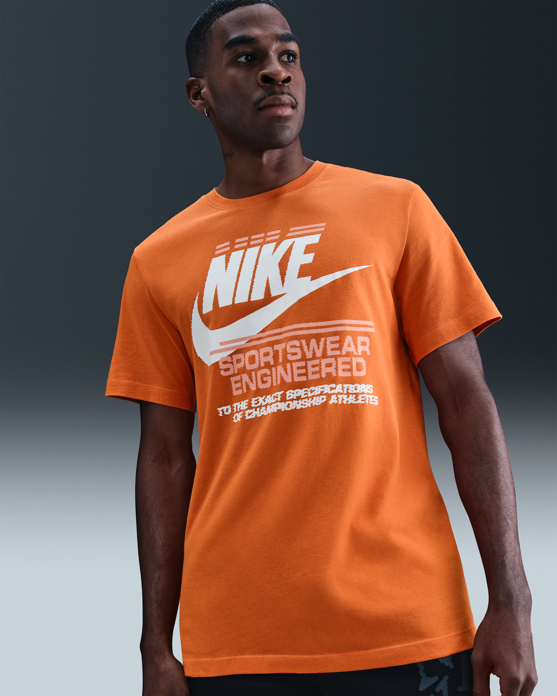 Nike Sportswear Men's T-Shirt - Campfire Orange