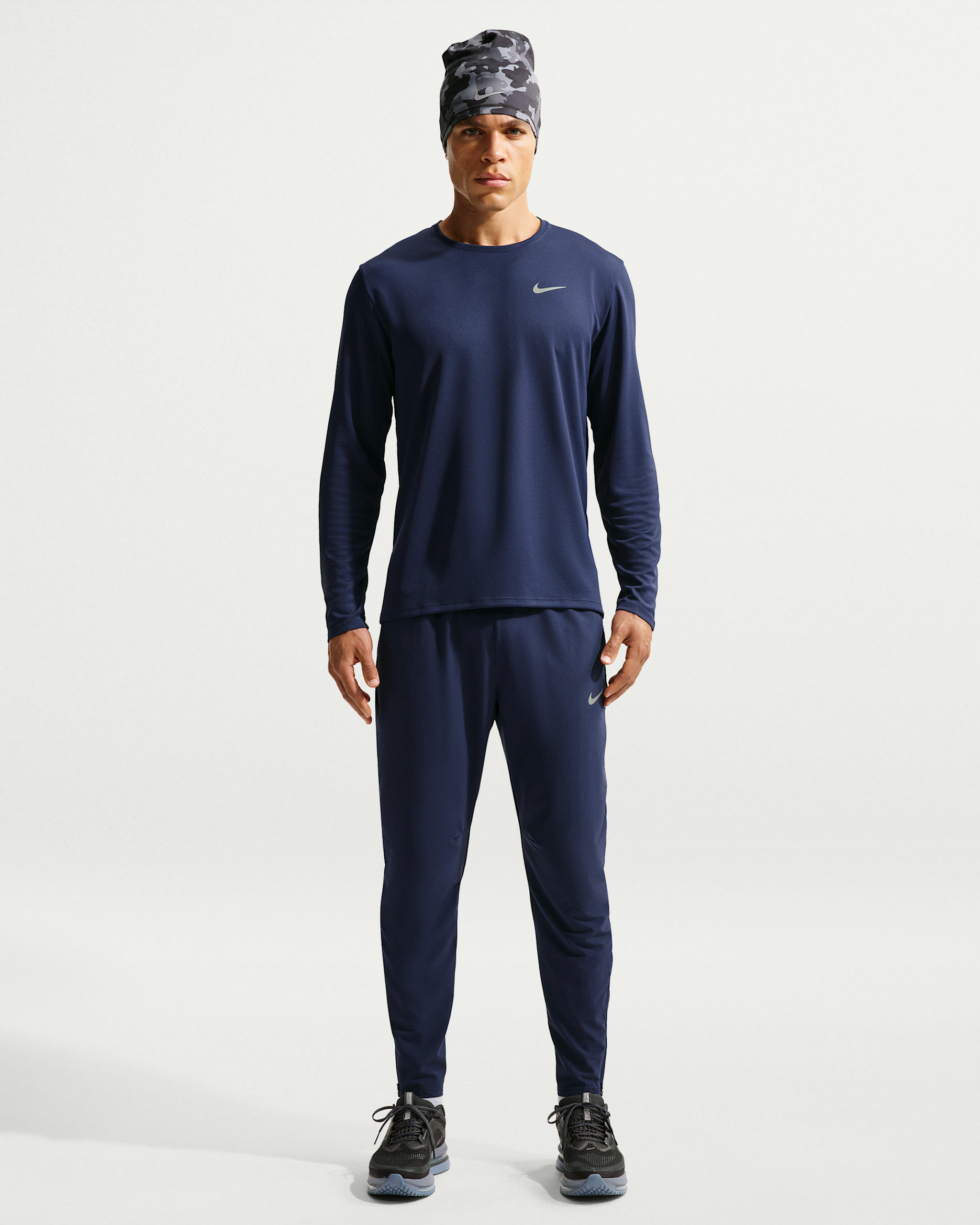 Nike Stride Dri-FIT geweven hardloopbroek voor heren - Midnight Navy