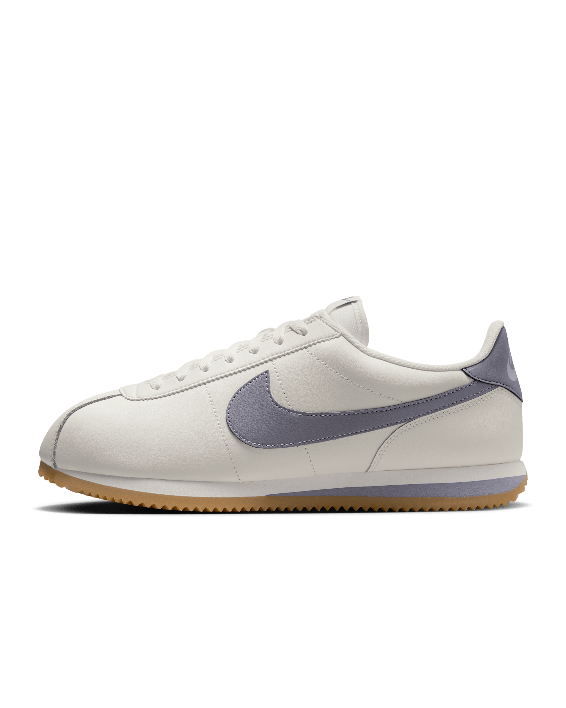Nike Cortez Leather Men's Shoes - Sail/Gum Yellow/Cement Grey