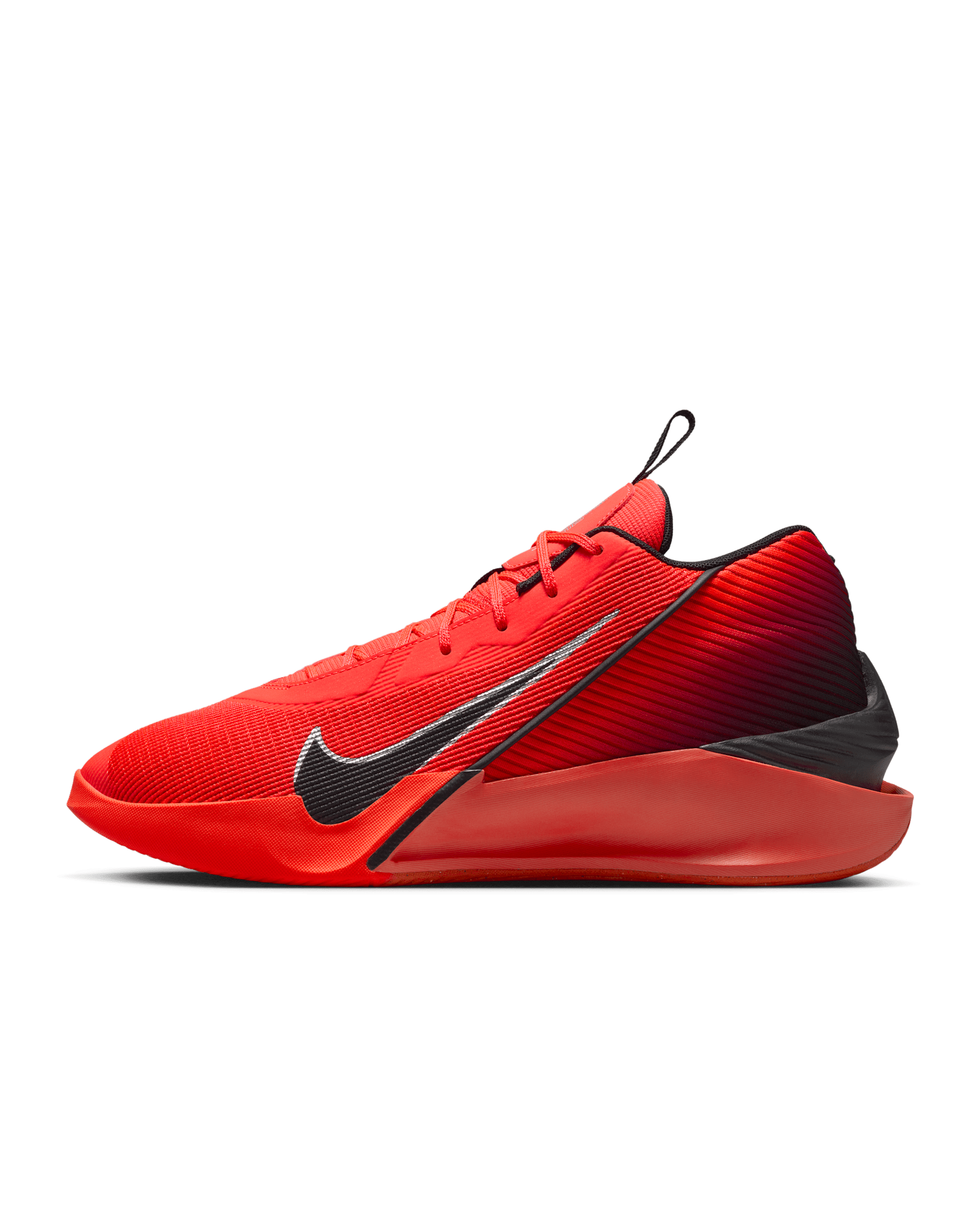 Nike G.T. Jump Academy Basketball Shoes - Bright Crimson/Metallic Silver/Black