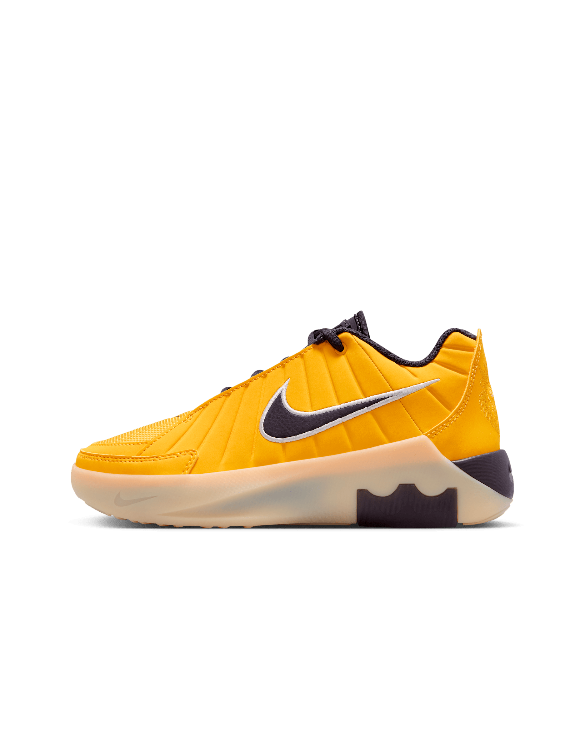 LeBron Witness 9 basketbalschoenen voor kids - Amarillo/Soft Yellow/Lilac/Cave Purple