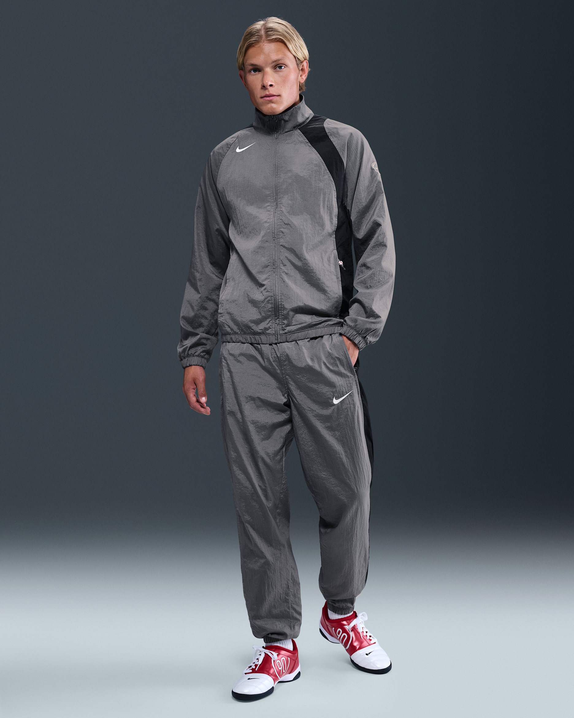 Nike Total 90 Men's Repel Football Tracksuit Bottoms - Light Graphite/Black/Sail