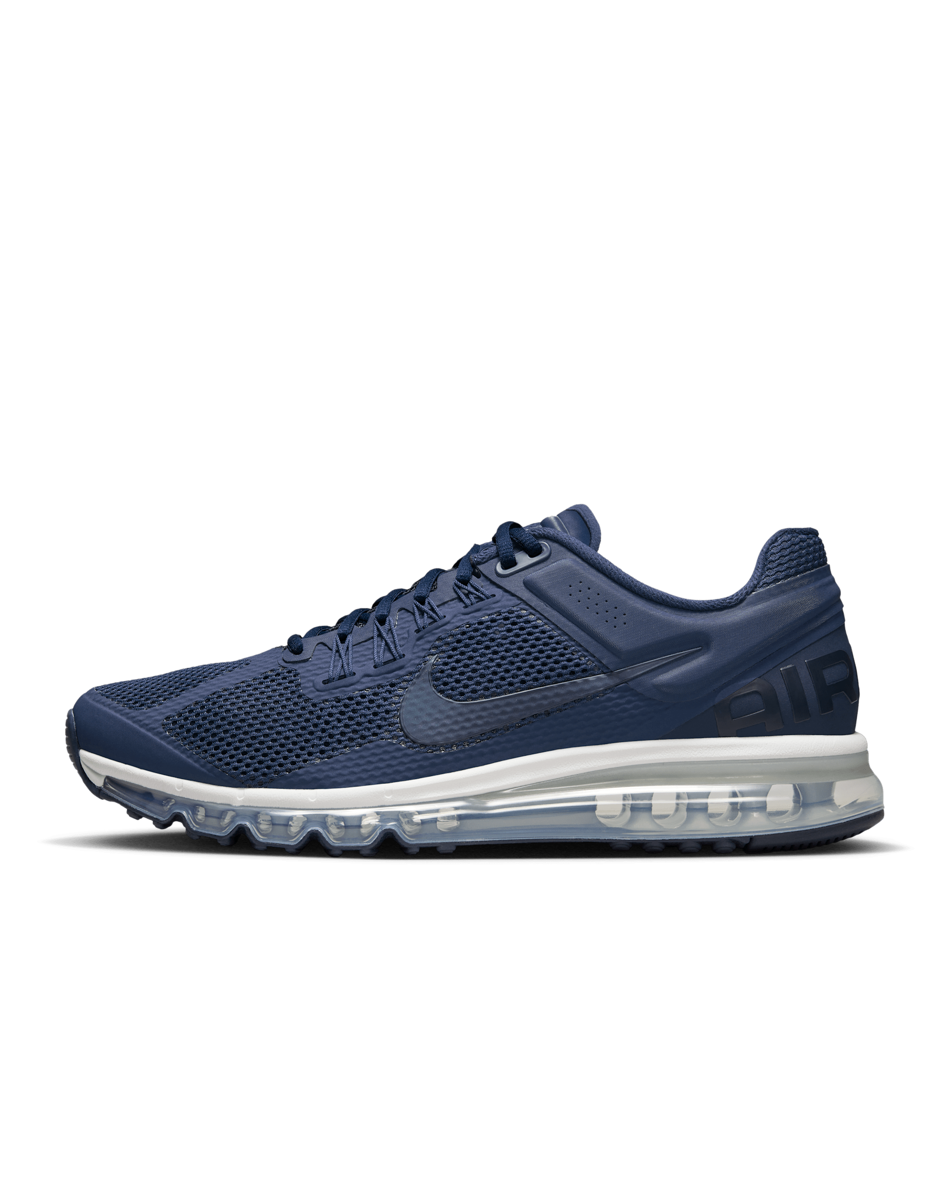 Nike Air Max 2013 Men's Shoes - College Navy/Summit White/Metallic Silver/Dark Obsidian