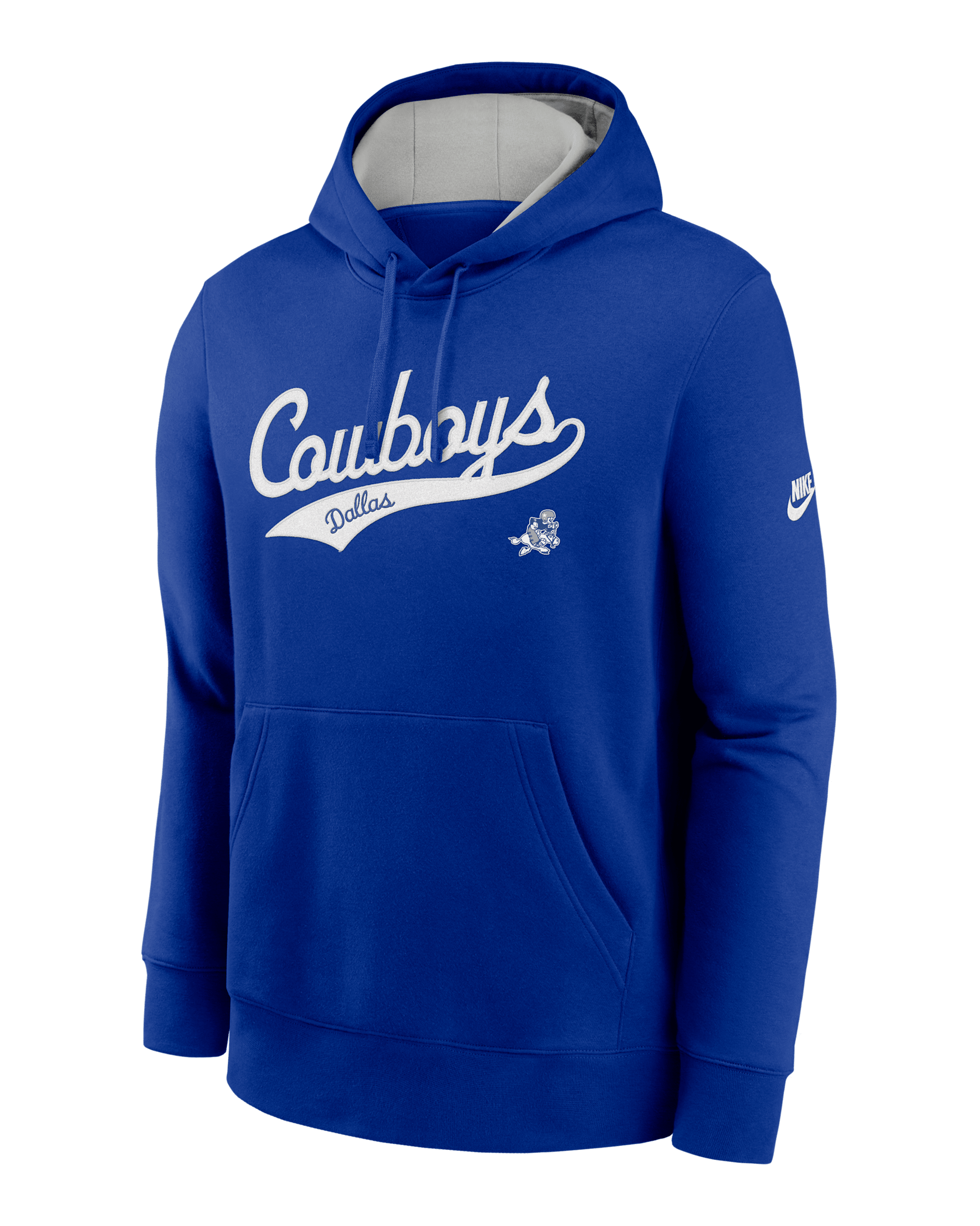 Dallas Cowboys Rewind Tailsweep Club Men's Nike NFL Pullover Hoodie - Old Royal