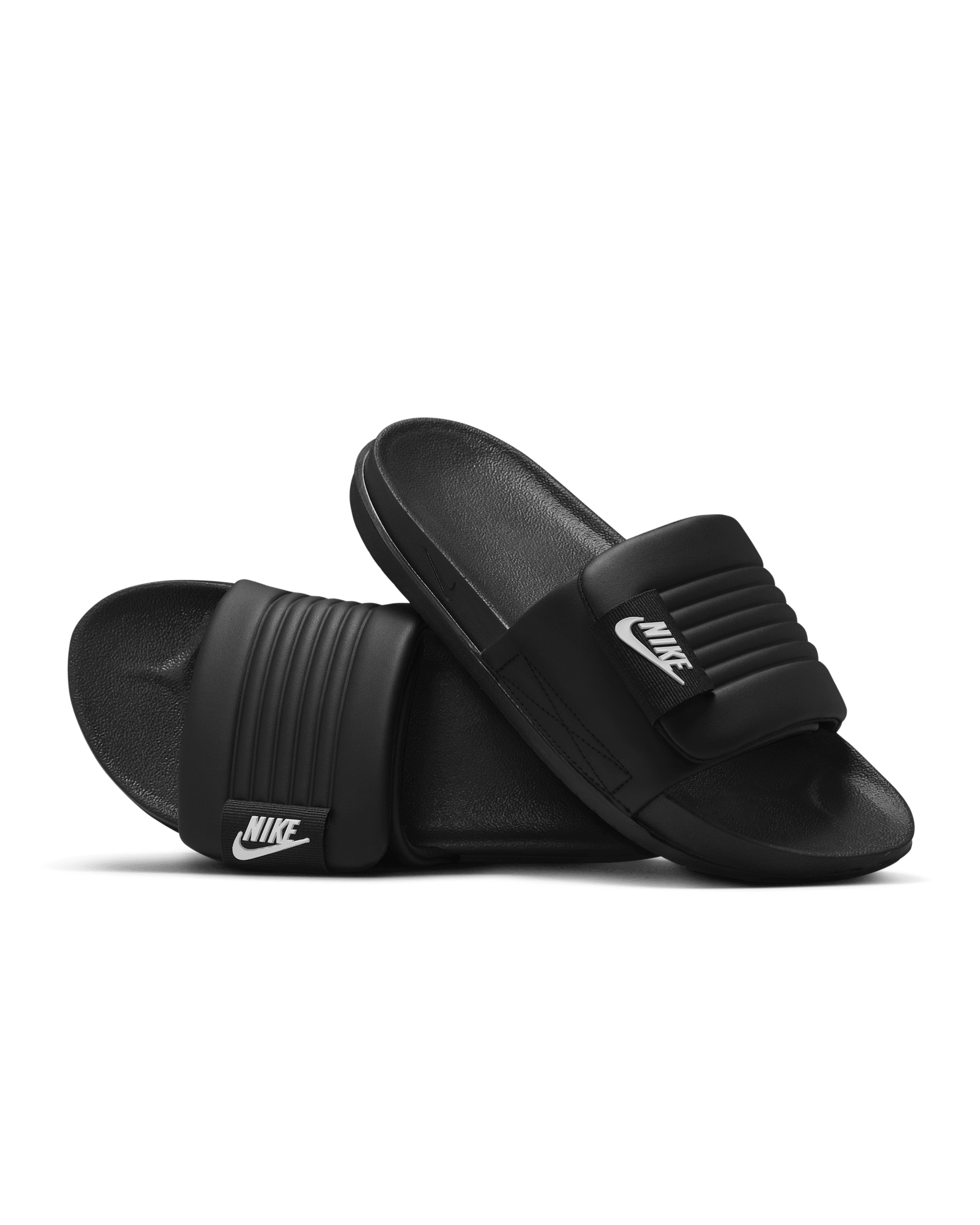 Nike Offcourt Adjust Women's Slides - Black/Black/White