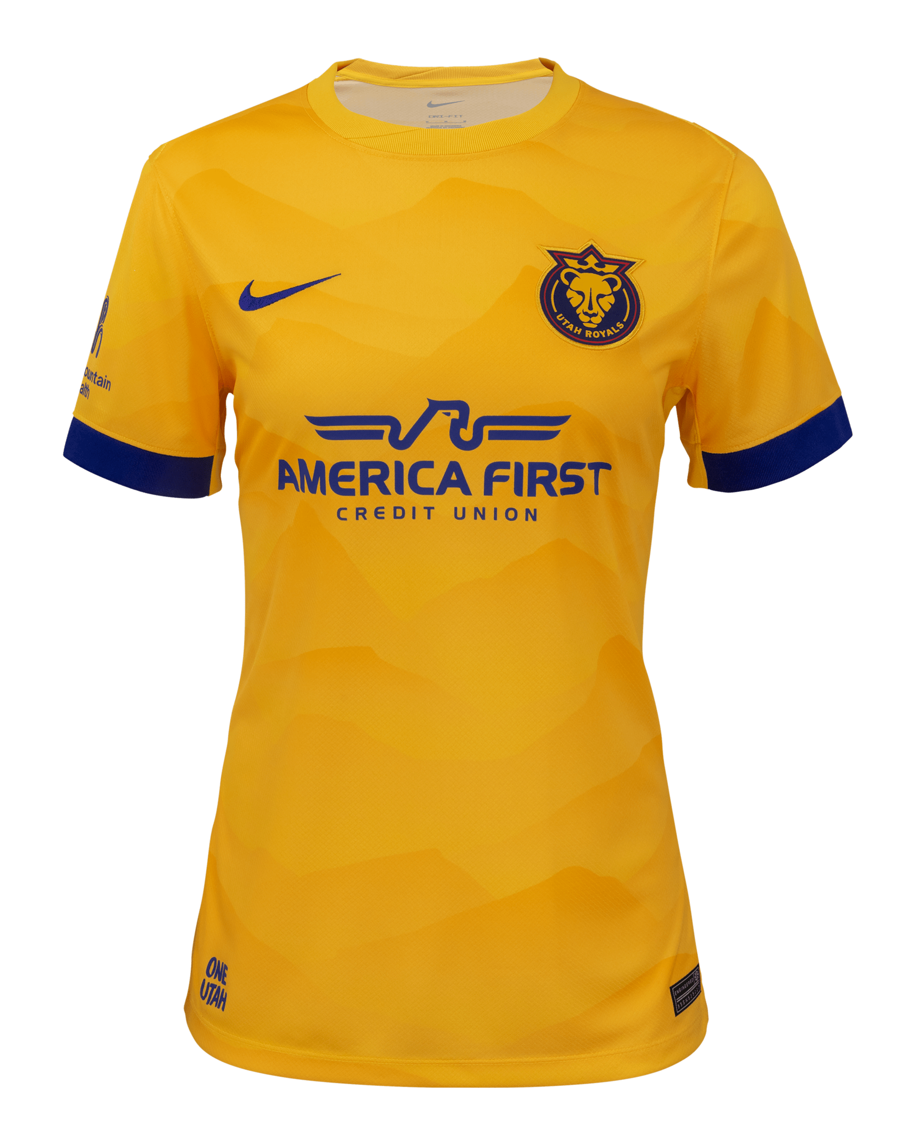 Utah Royals FC 2025 Stadium Home Women's Nike Dri-FIT NWSL Replica Jersey - Varsity Maize/University Gold