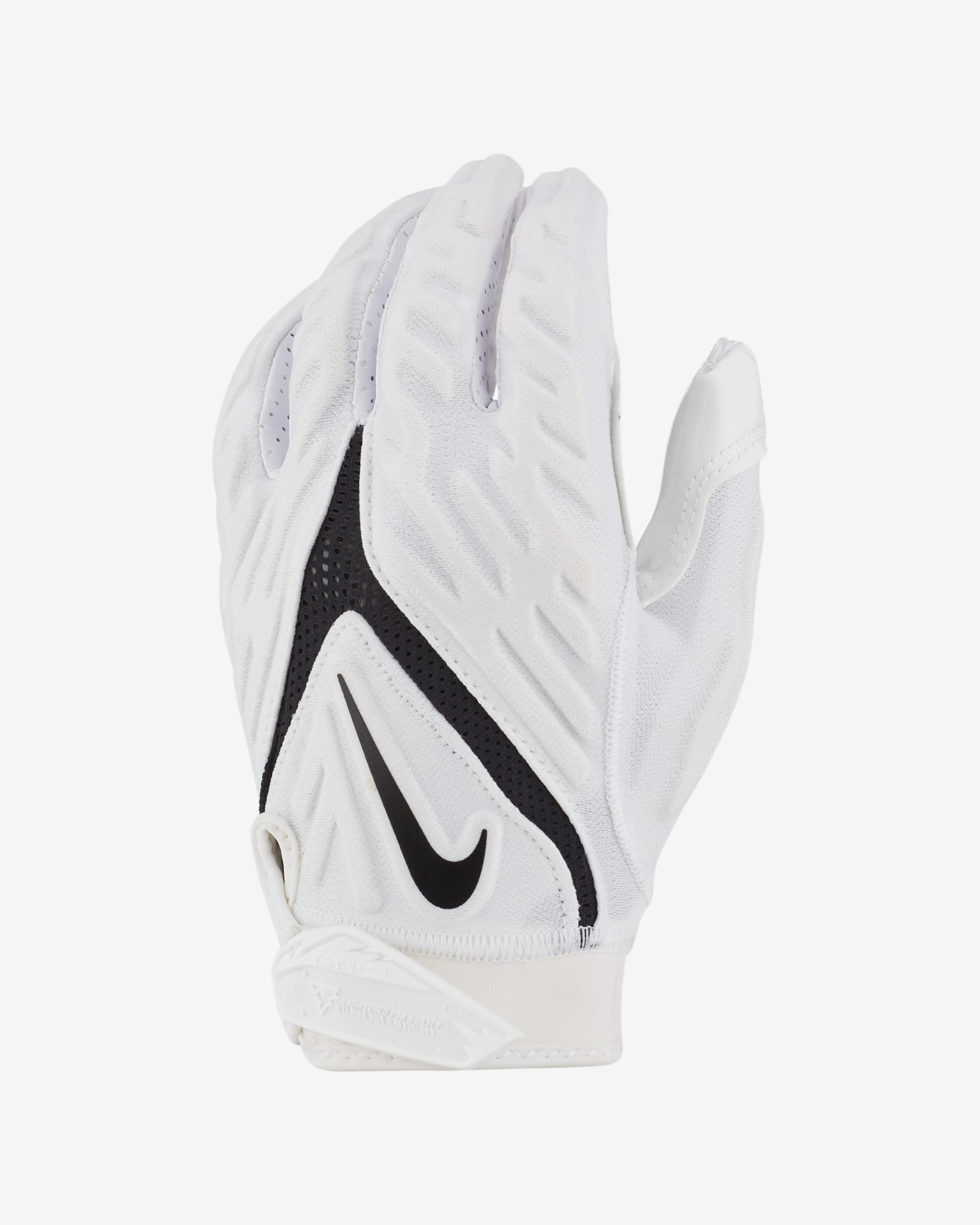 Guantes de fútbol americano Nike Superbad (1 par) - Blanco/Blanco/Negro