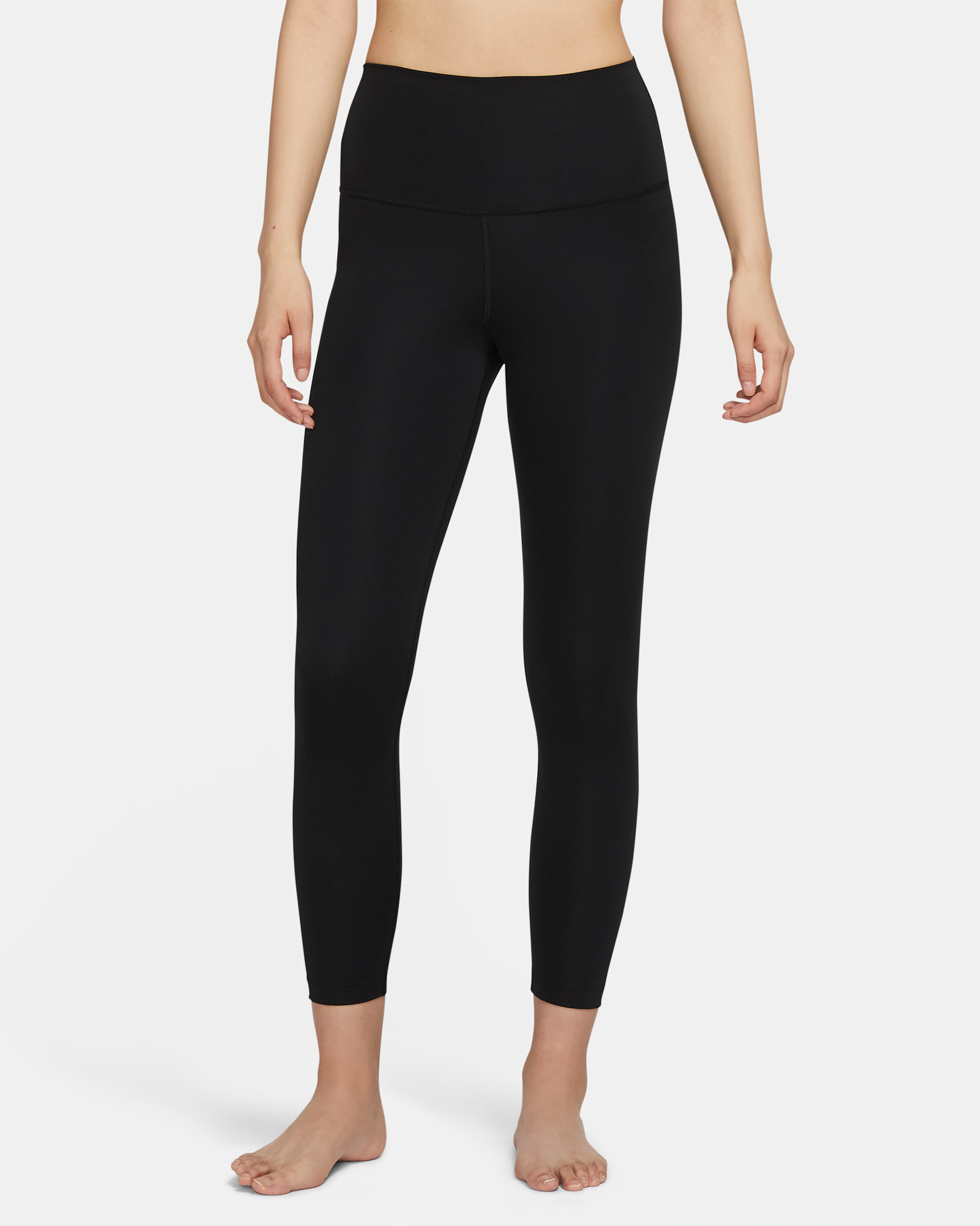 Nike Yoga Women's High-Waisted 7/8 Leggings - Black/Dark Smoke Grey