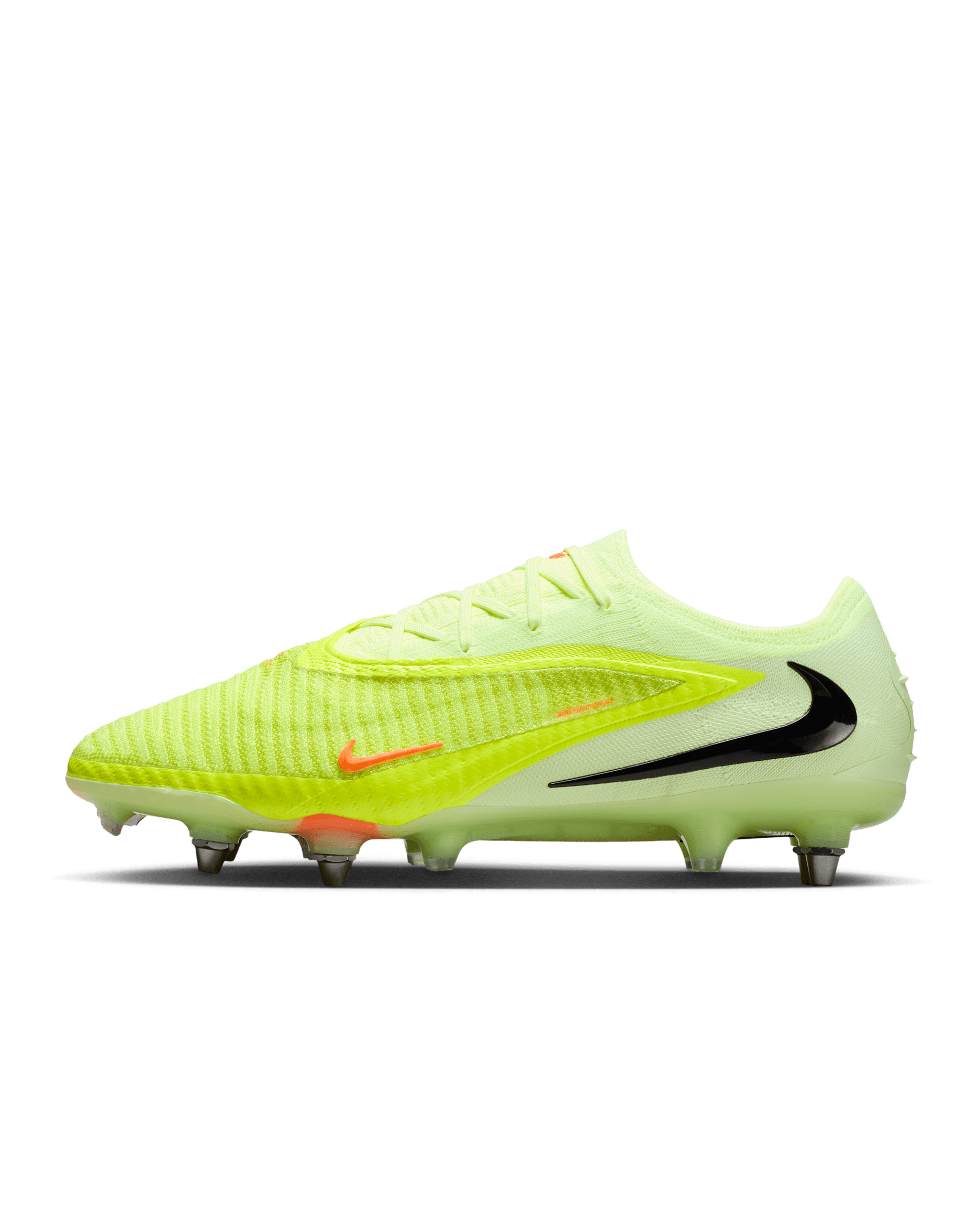 Nike Phantom 6 Low Elite Soft-Ground Football Boot - Hyper Crimson/Limelight/Black