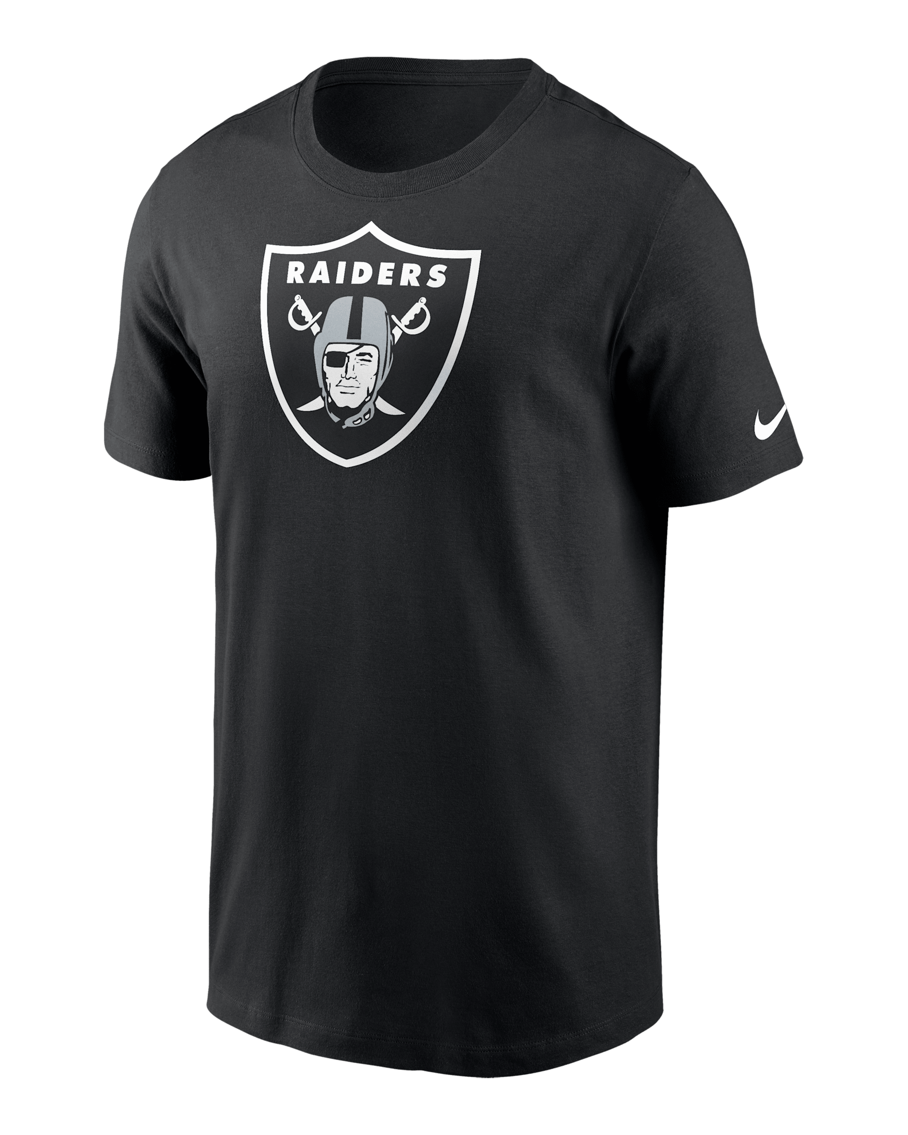 Nike Logo Essential (NFL Las Vegas Raiders) Men's T-Shirt - Black