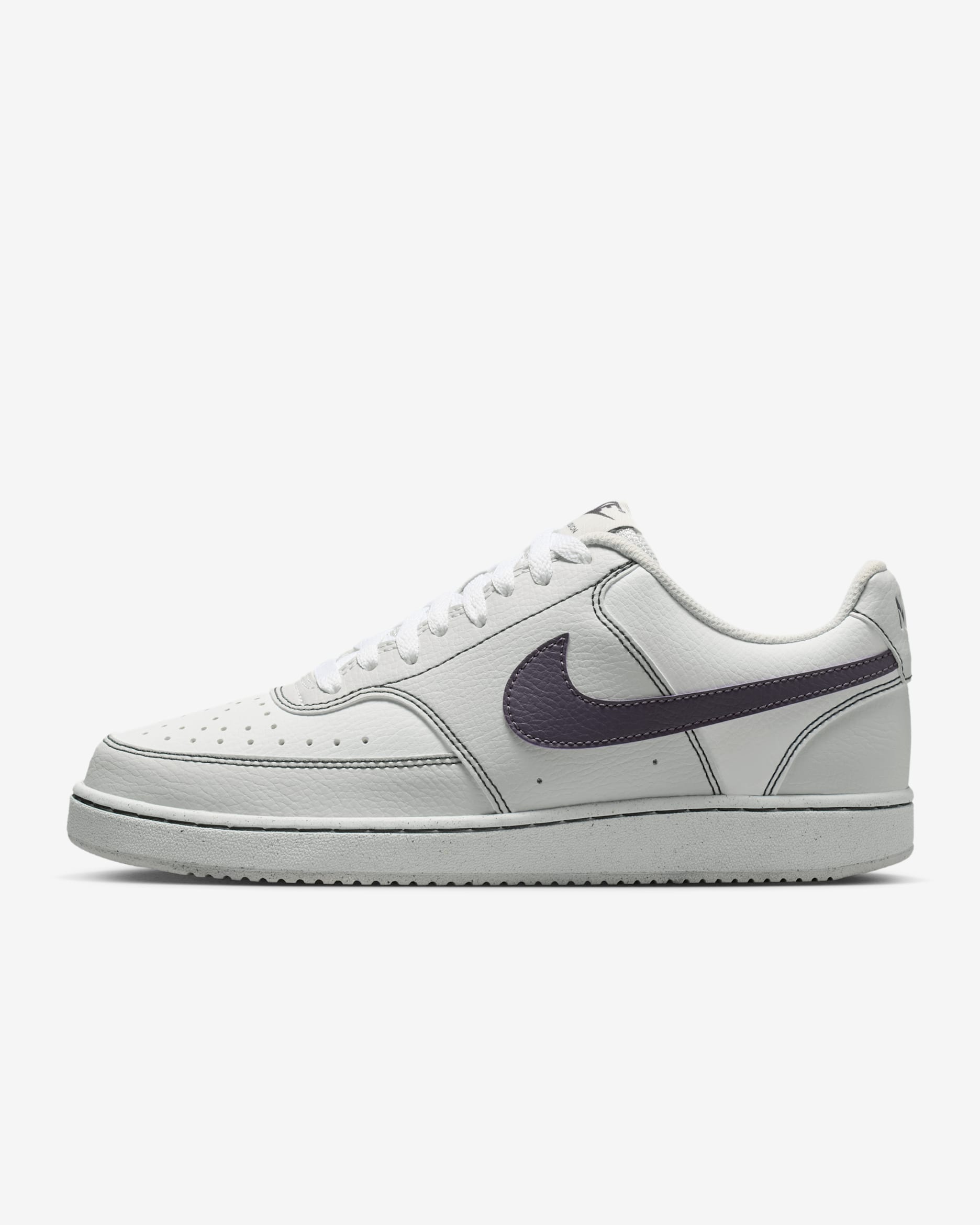 Nike Court Vision Low Next Nature CS Women's Shoes - Vast Grey/White/Anthracite/Dark Raisin