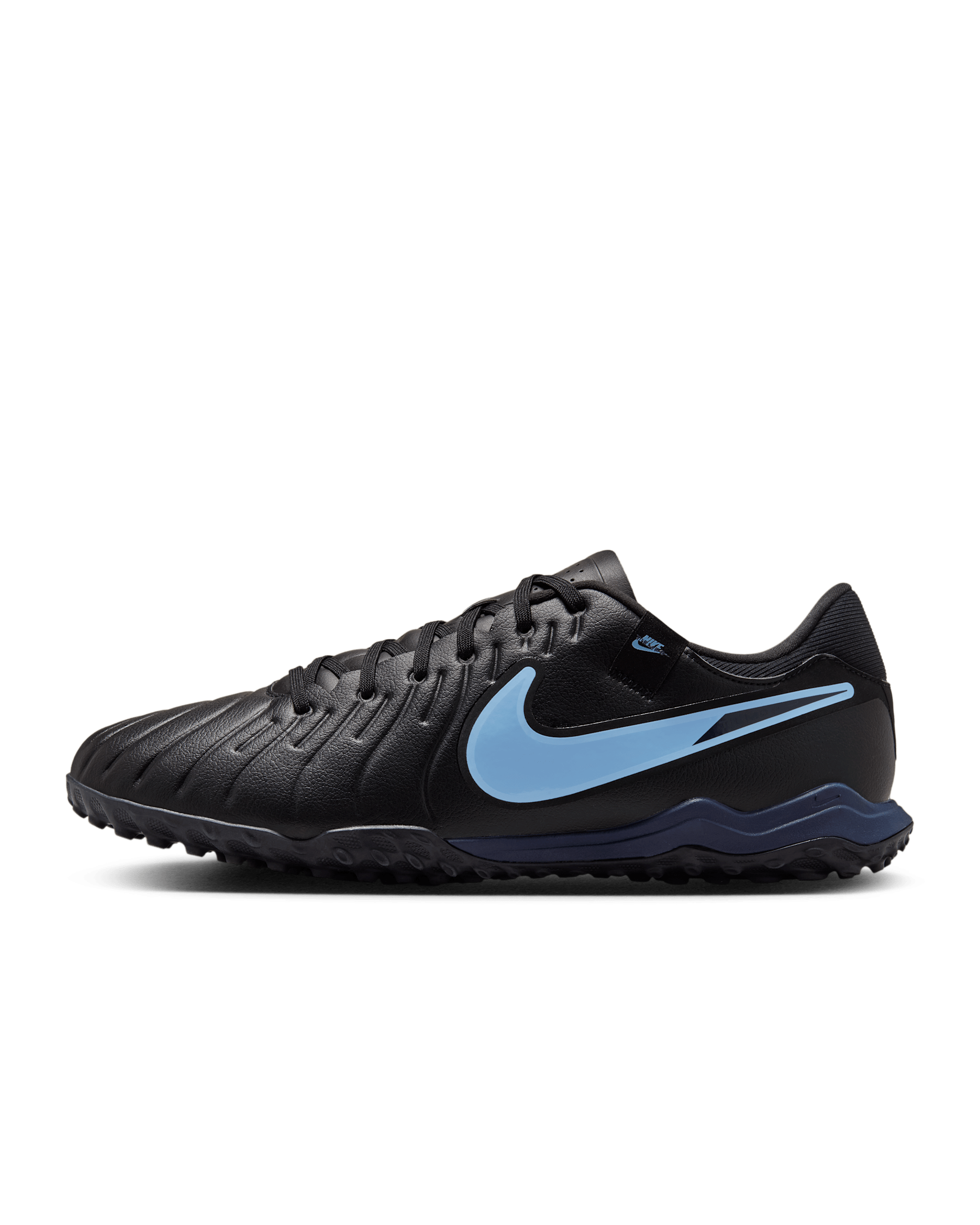 Nike Tiempo Legend 10 Academy lav fotballsko til grus/turf - Svart/Svart