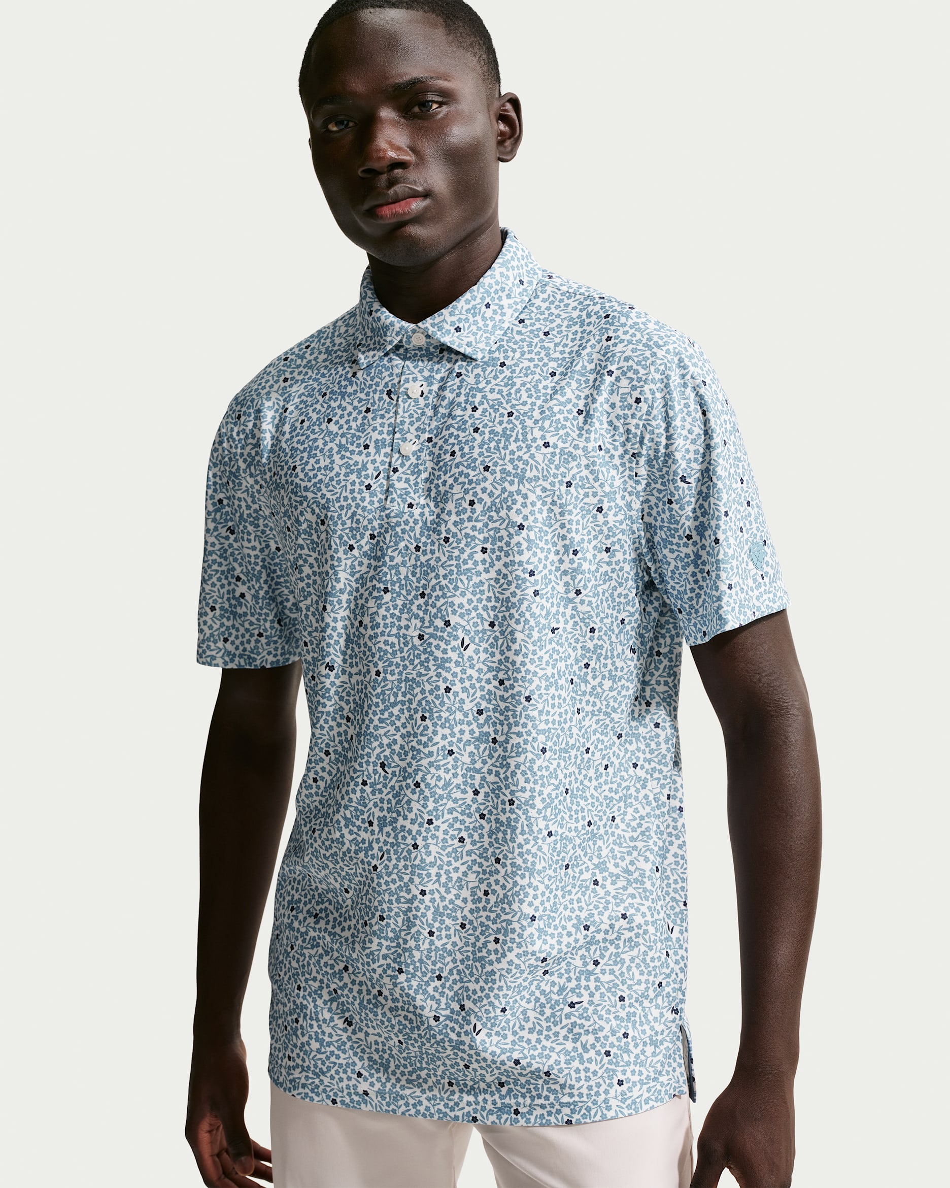 Nike Tailored Performance Men's Dri-FIT Golf Polo - Work Blue/Work Blue