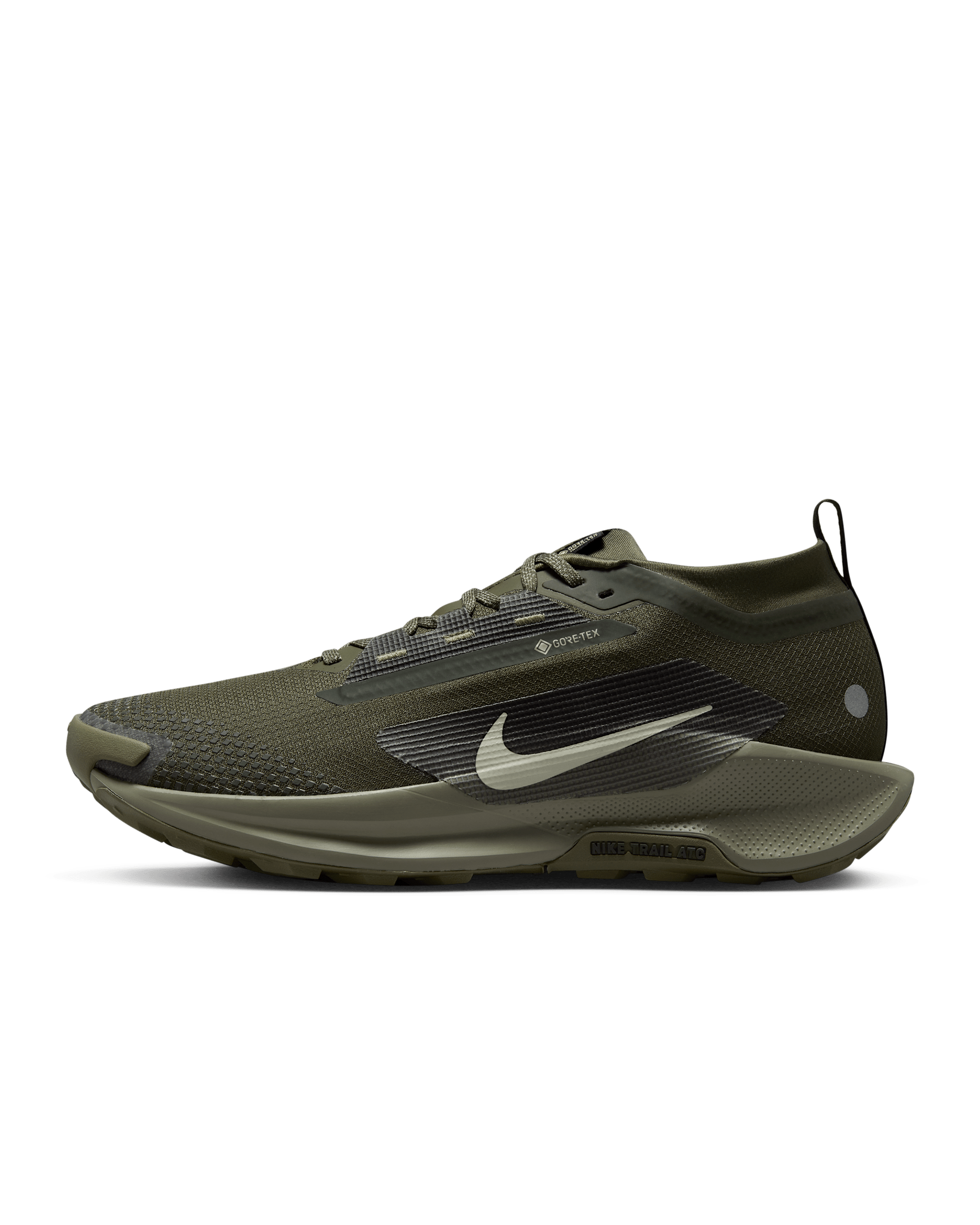 ナイキ ペガサス トレイル 5 GORE-TEX SP メンズ 防水 トレイル ランニングシューズ - セコイア/カーゴカーキ/ライトアーミー/ミディアムオリーブ