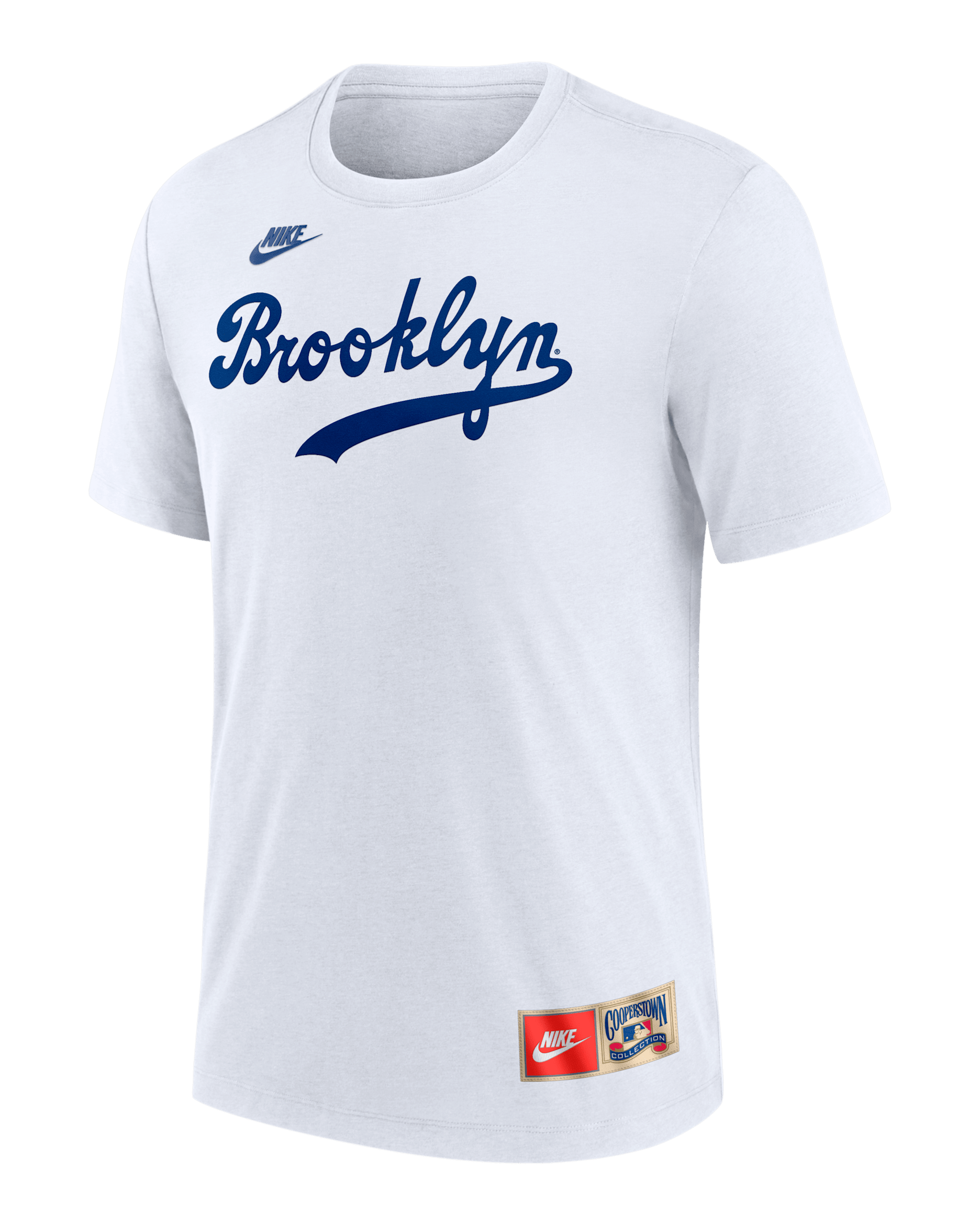 Jackie Robinson Brooklyn Dodgers Cooperstown Men's Nike MLB T-Shirt - Blue