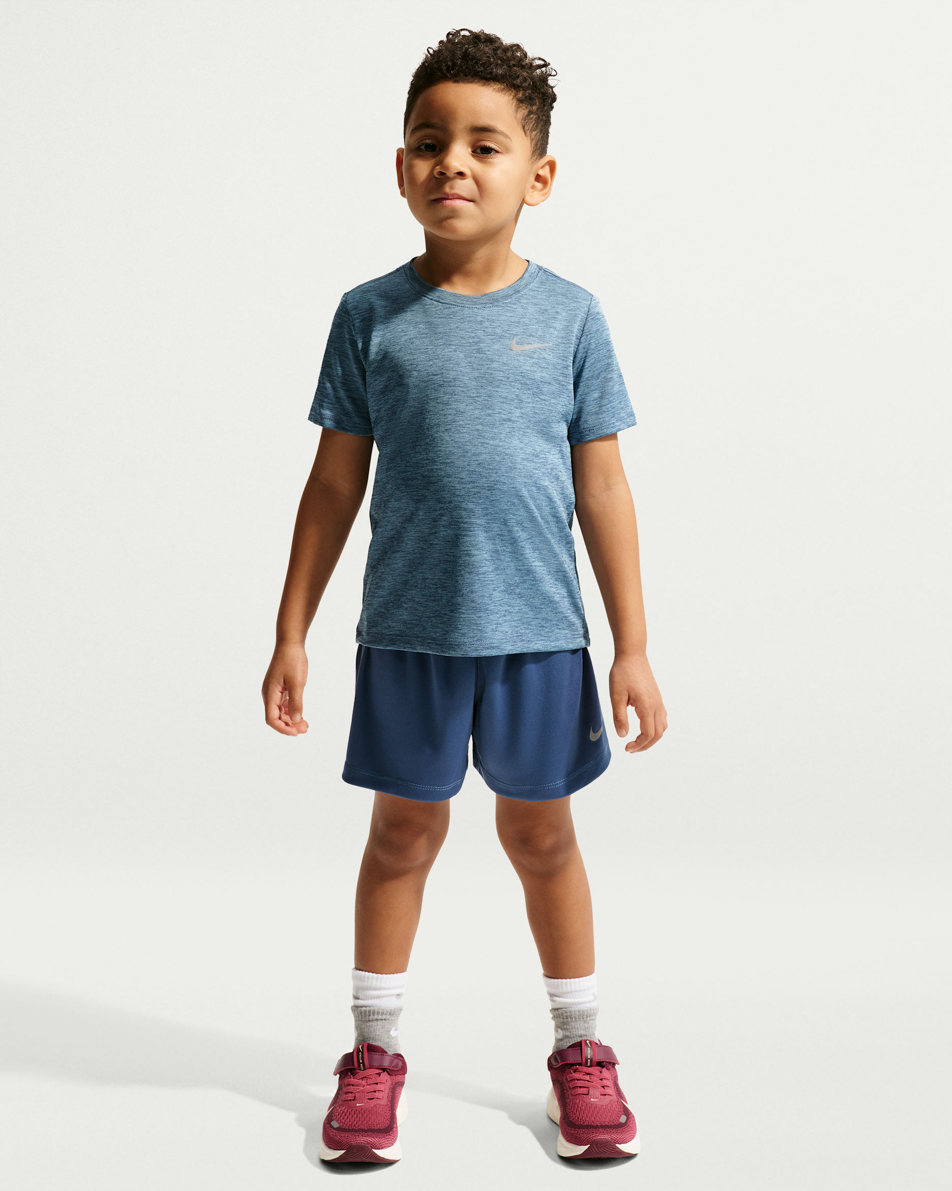 Nike Dri-FIT Little Kids' T-Shirt and Shorts Set - Blue