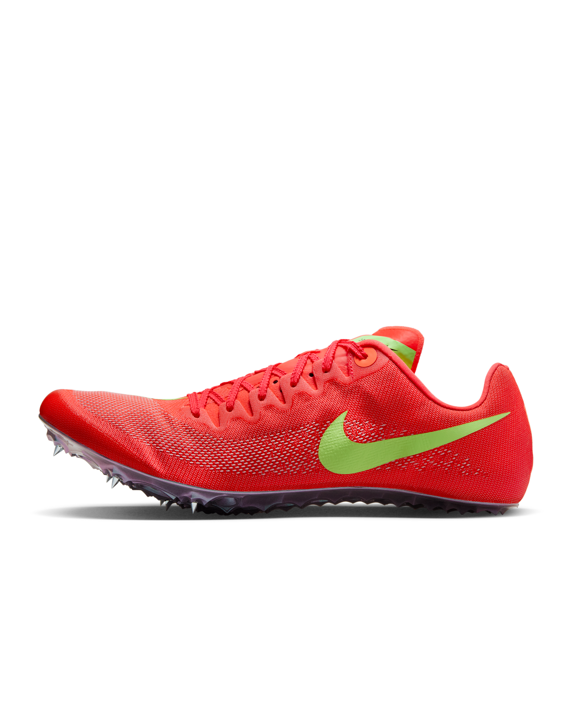 Nike Zoom Ja Fly 4 Athletics Sprinting Spikes - Bright Crimson/Hyper Orange/Barely Volt/Washed Coral