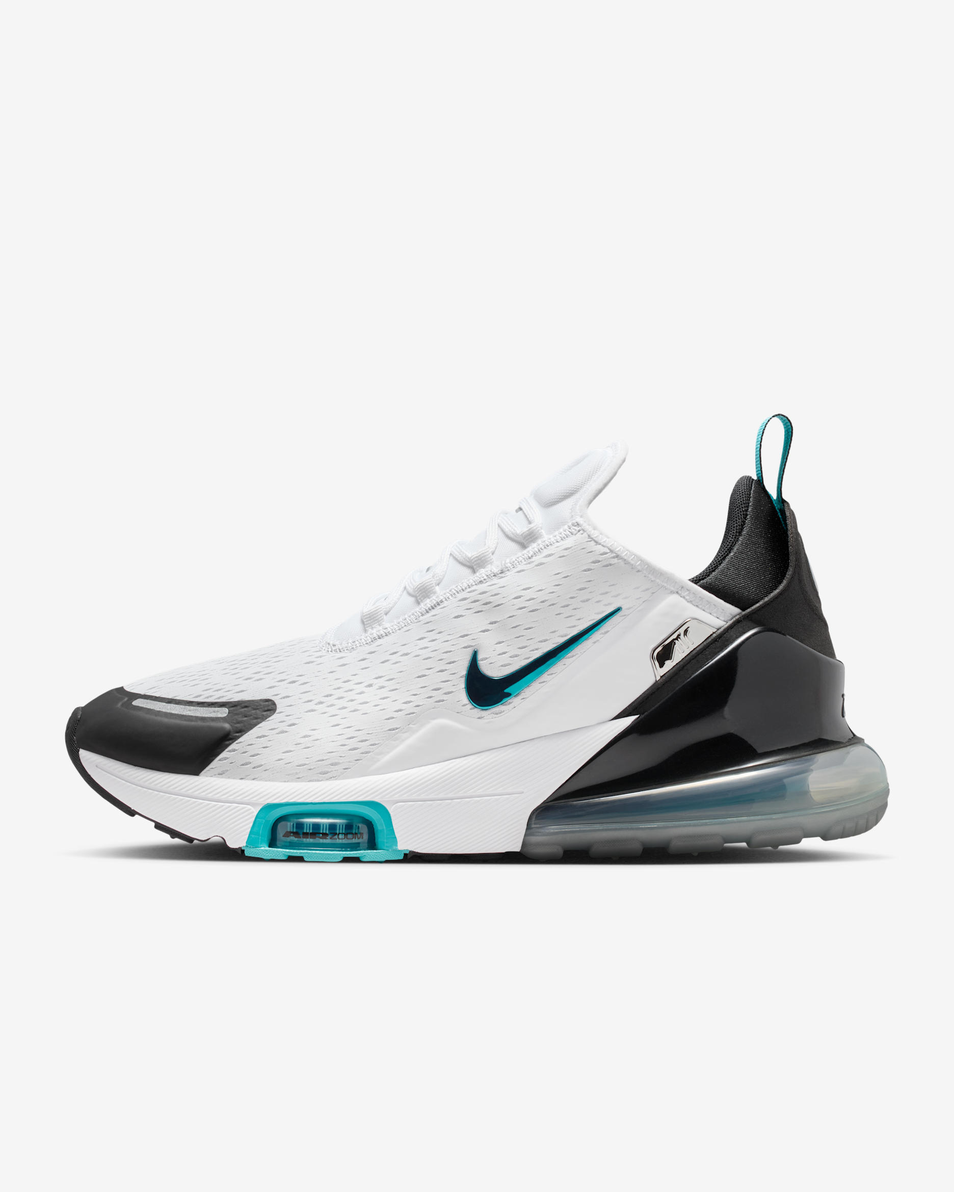 Nike Air Max 270 Premium Men's Shoes - White/Black/Metallic Silver/Dusty Cactus