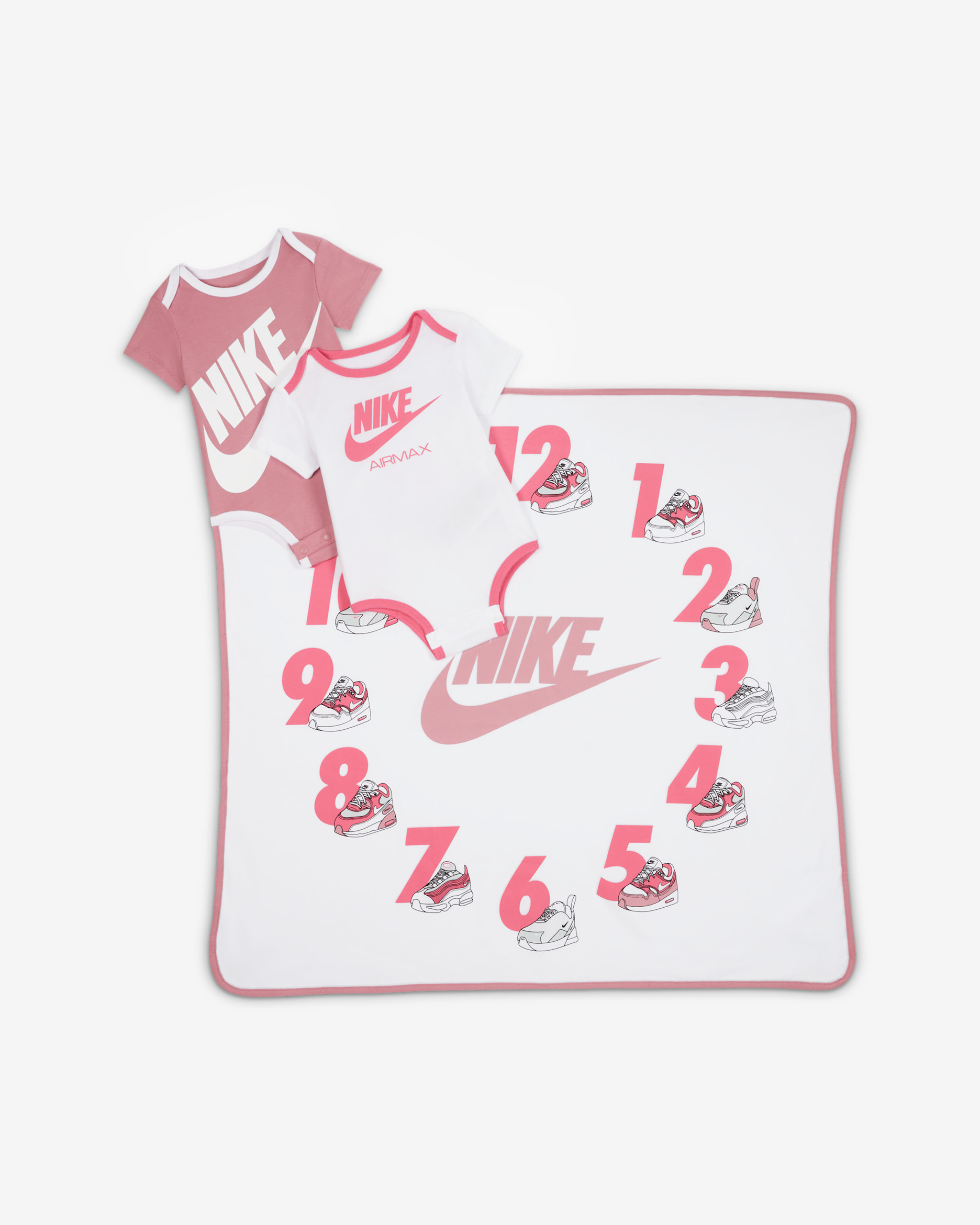Nike Baby (0-12M) New Milestone Box Set - Pinksicle