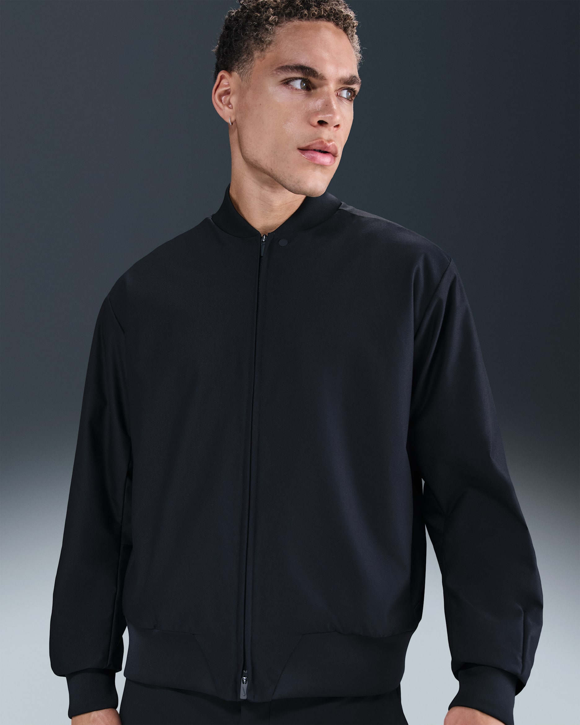 Giacca bomber Nike 24.7 Octa Therma-FIT – Uomo - Nero/Dark Smoke Grey