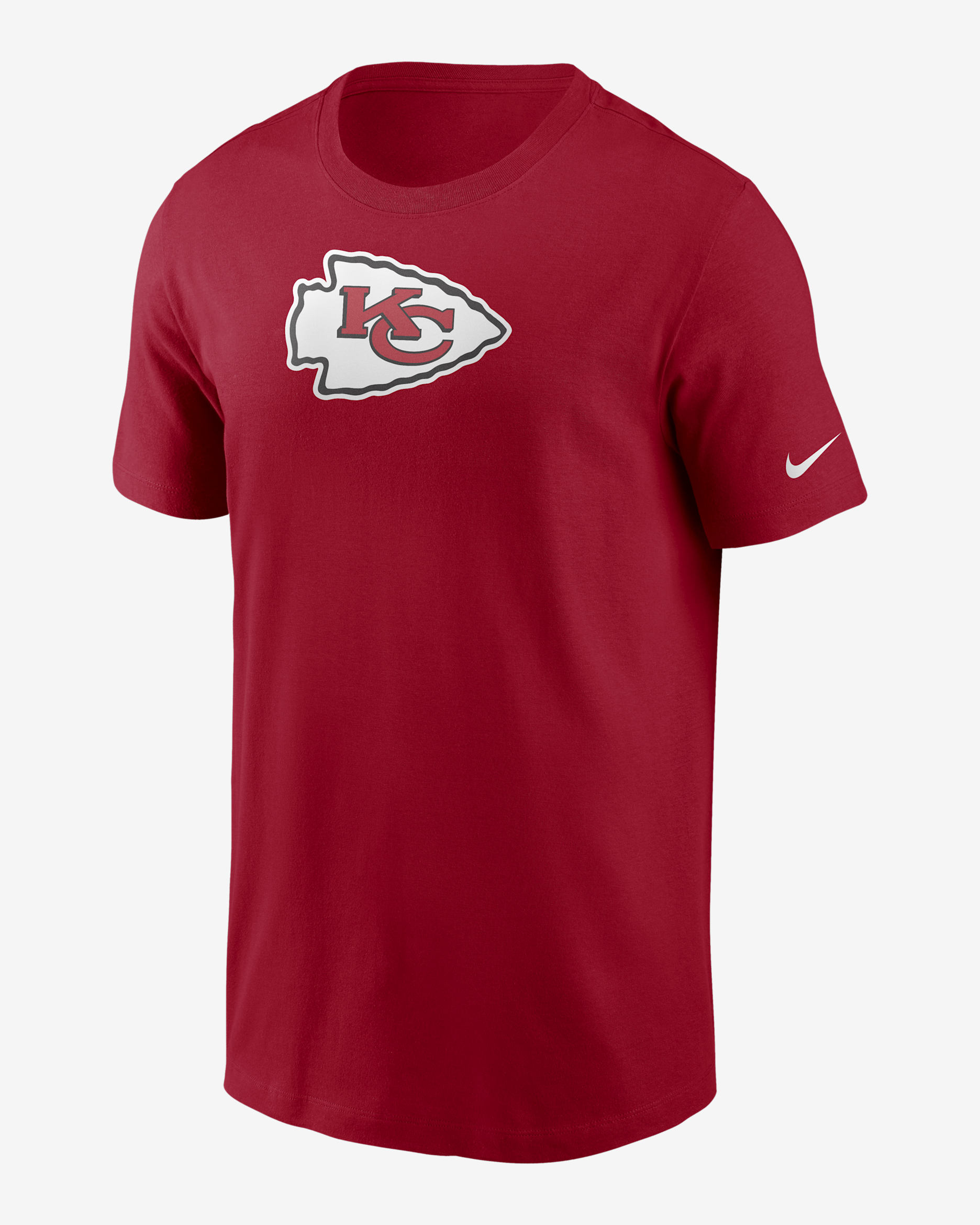 Playera para hombre Nike Logo Essential (NFL Kansas City Chiefs) - Rojo universitario