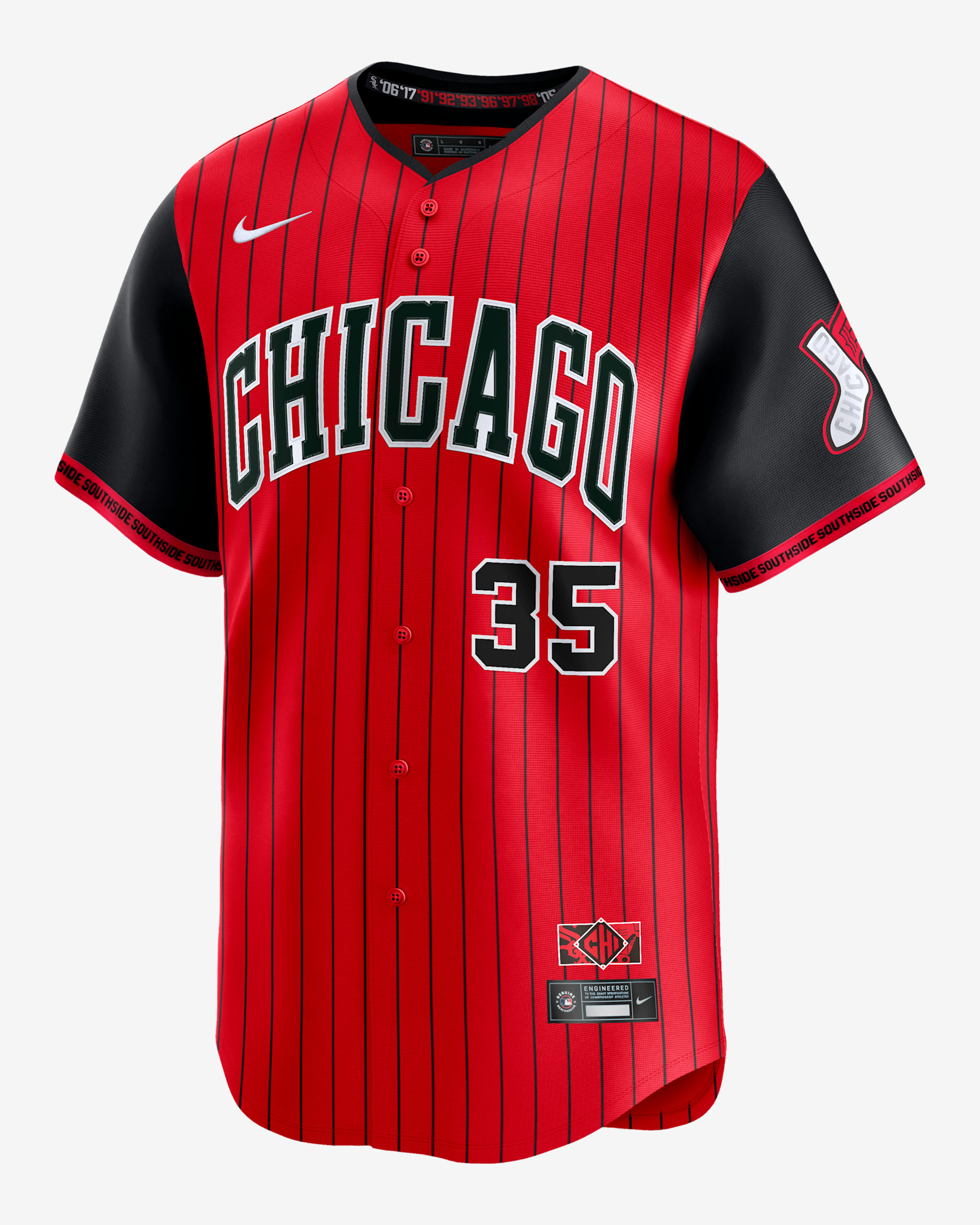 Frank Thomas Chicago White Sox City Connect Men's Nike Dri-FIT ADV MLB Limited Jersey - Red