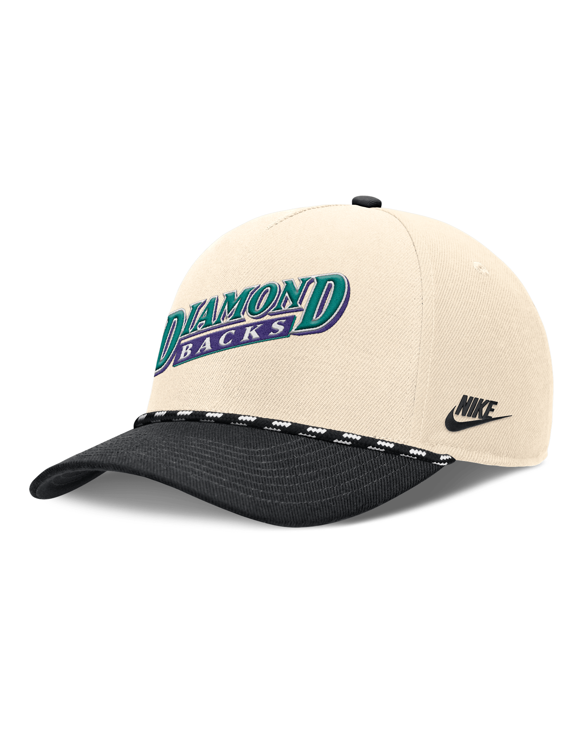 Gorra Nike de la MLB ajustable para hombre Arizona Diamondbacks Rise - Natural