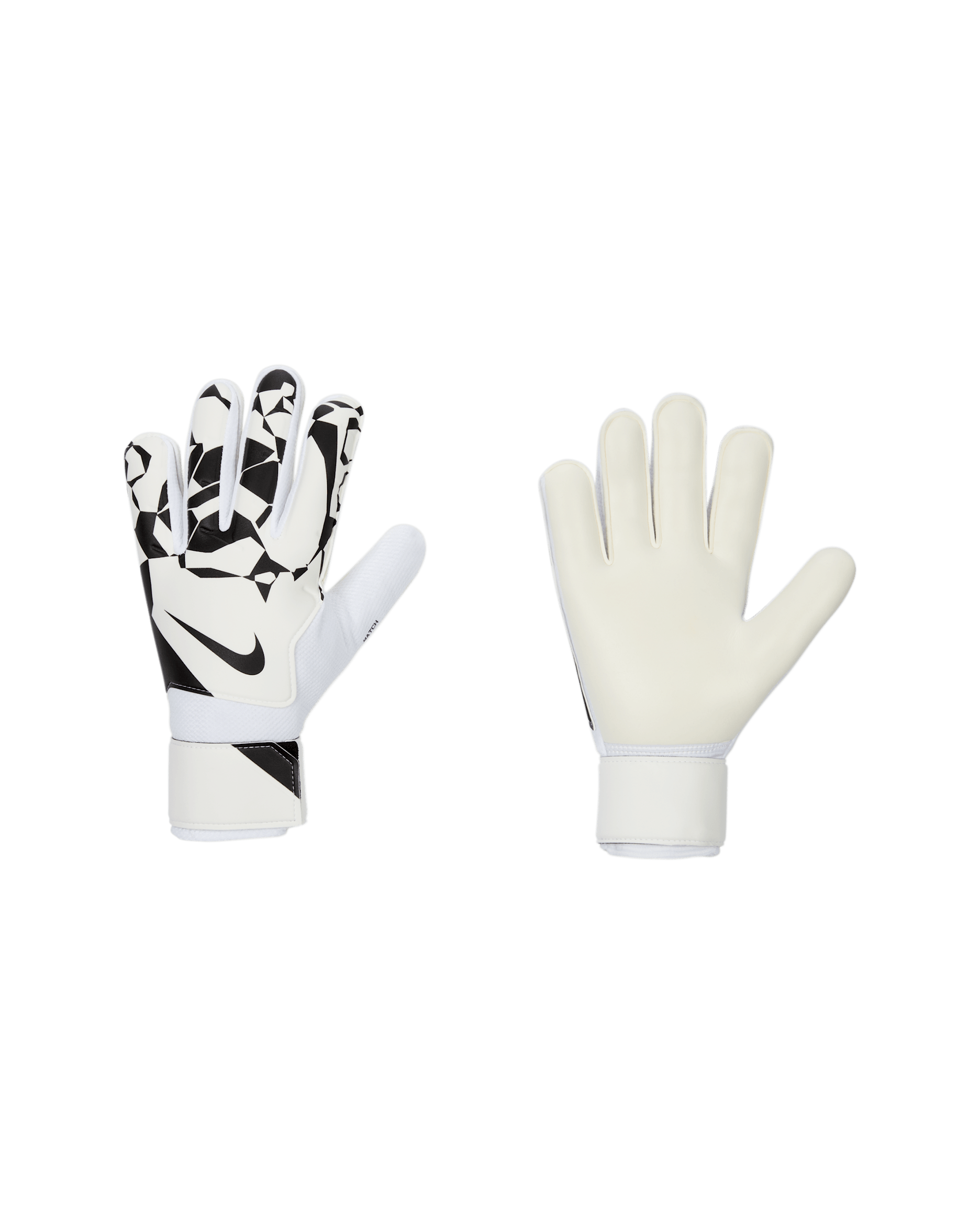 Nike Match Goalkeeper Football Gloves - White/Black/Black