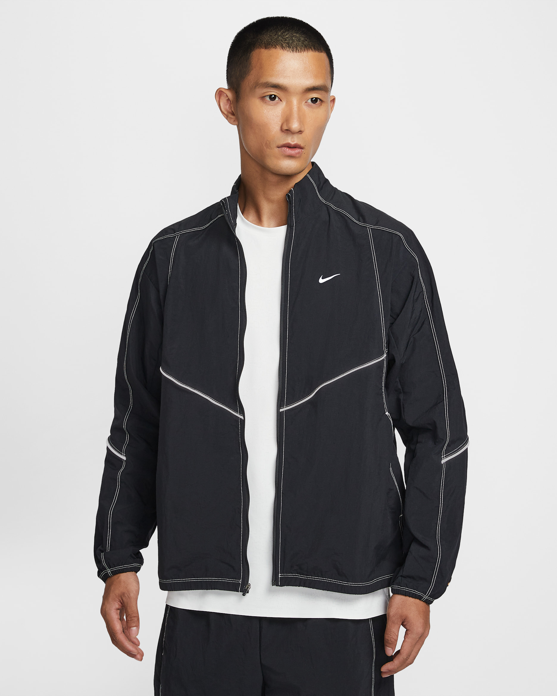Nike Retro Men's Dri-FIT Tracksuit Jacket - Black/Black/Black