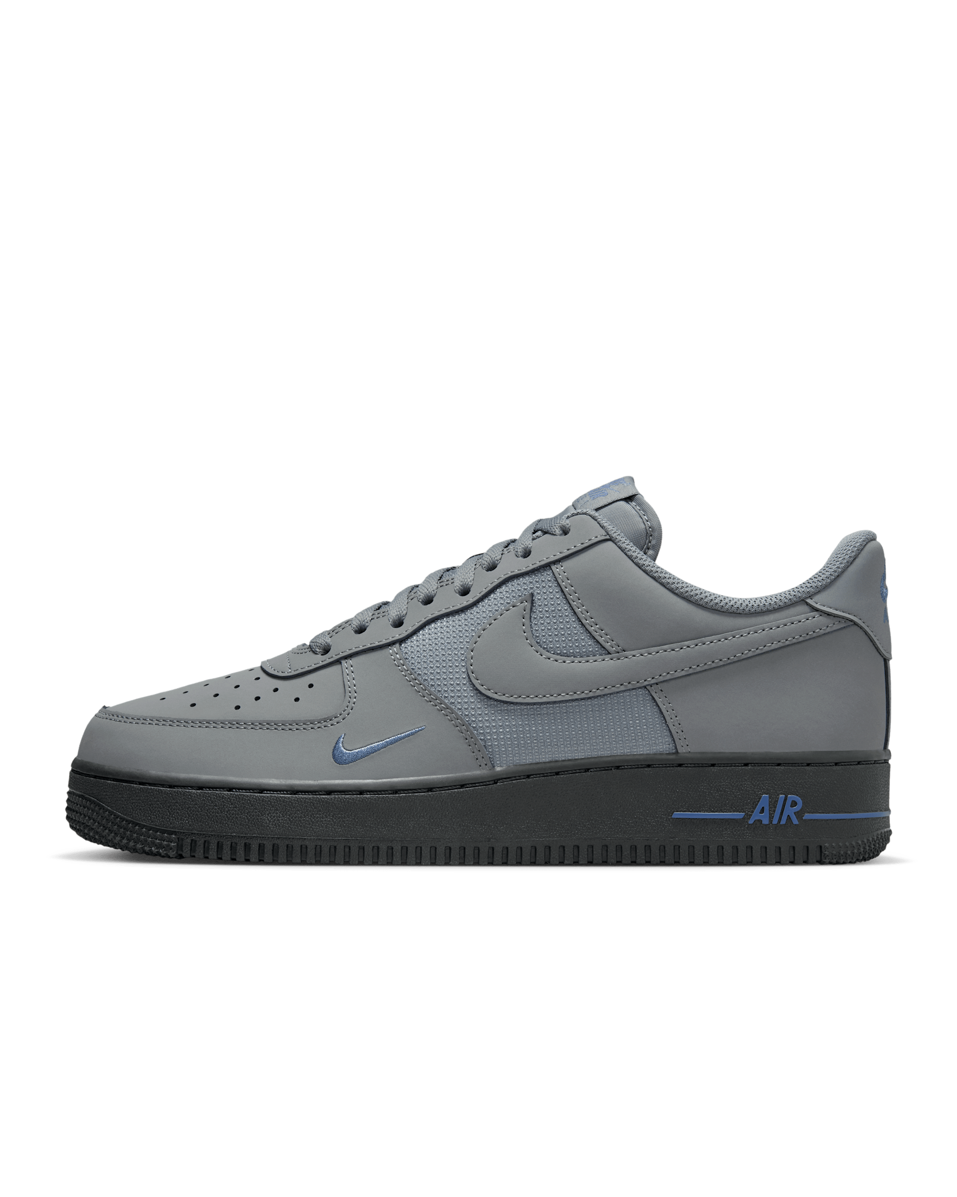 Nike Air Force 1 '07 LV8 Men's Shoes - Smoke Grey/Anthracite/Metallic Silver/Diffused Blue