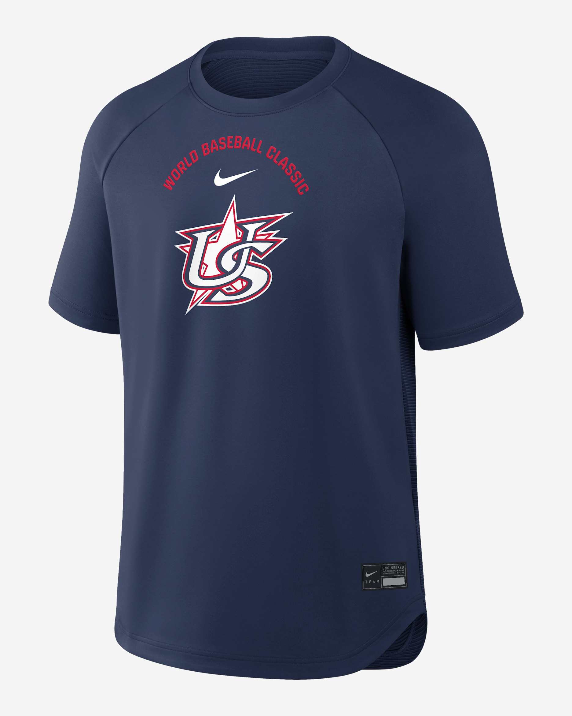 USA Baseball 2026 World Baseball Classic Batting Practice Pregame Men's Nike Dri-FIT Top - Navy